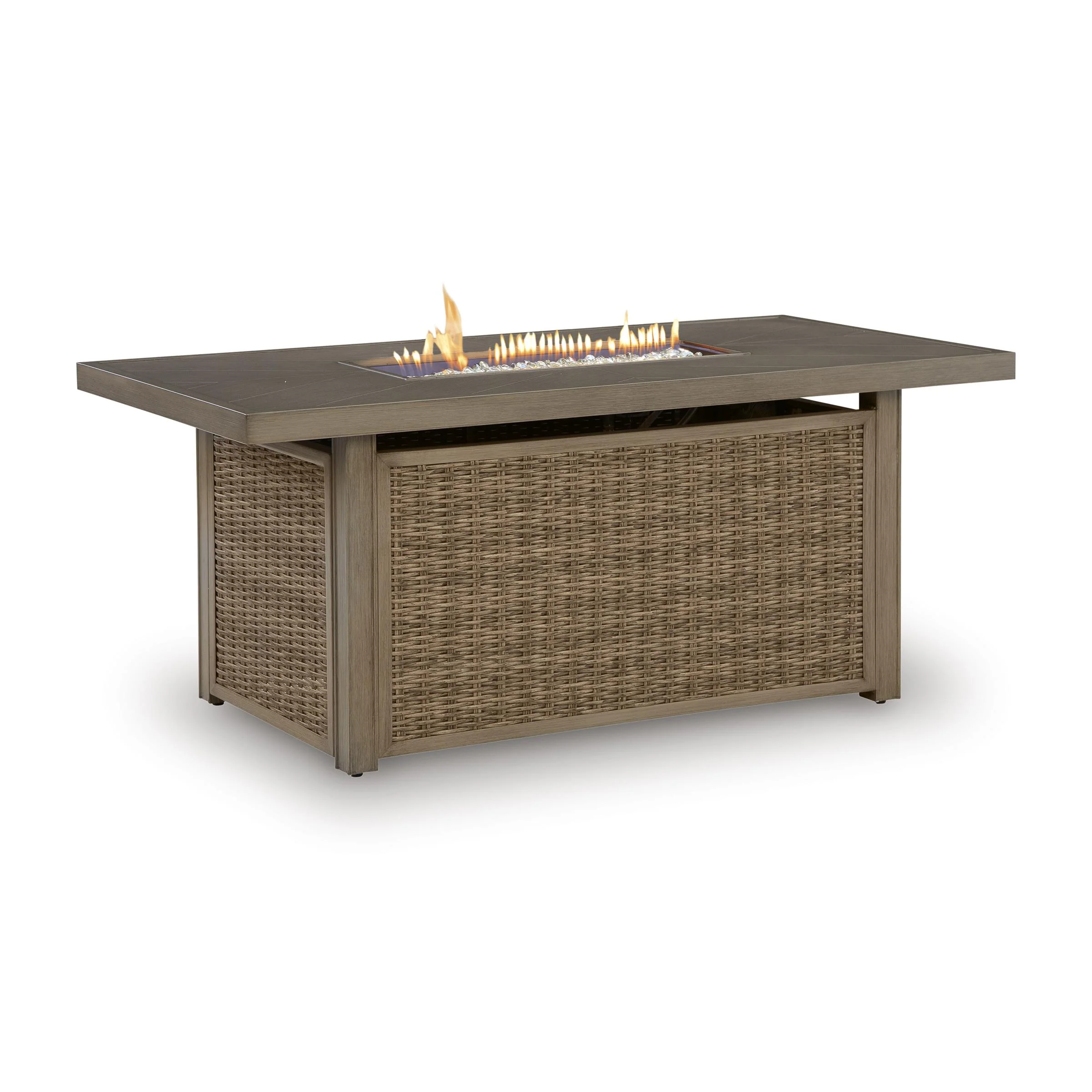Signature Design by Ashley Laguna Heights PCP790-773 Rectangular Fire Pit Table - Image 2