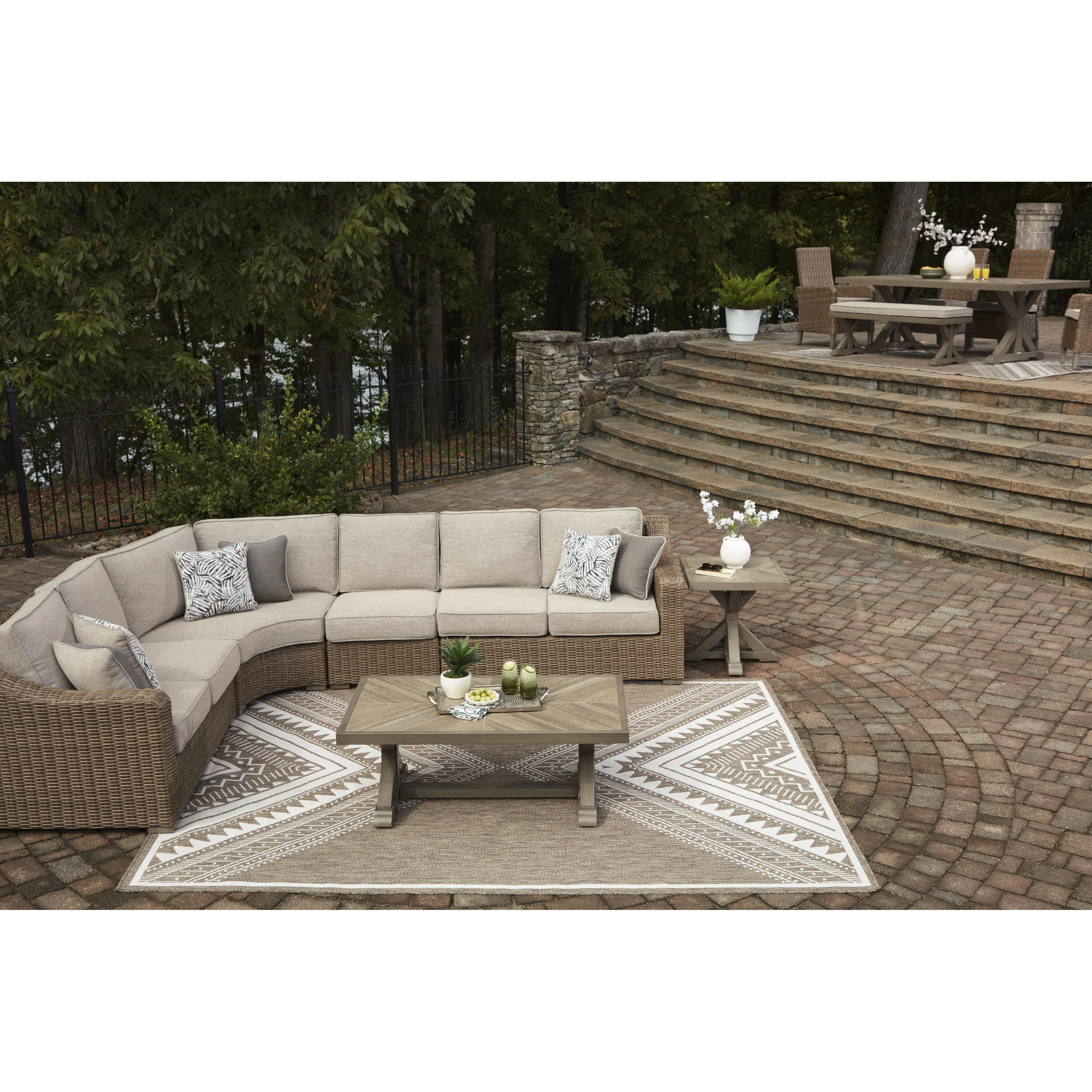 Signature Design by Ashley Laguna Heights PCP790P2 4 pc Outdoor Sectional - Image 2