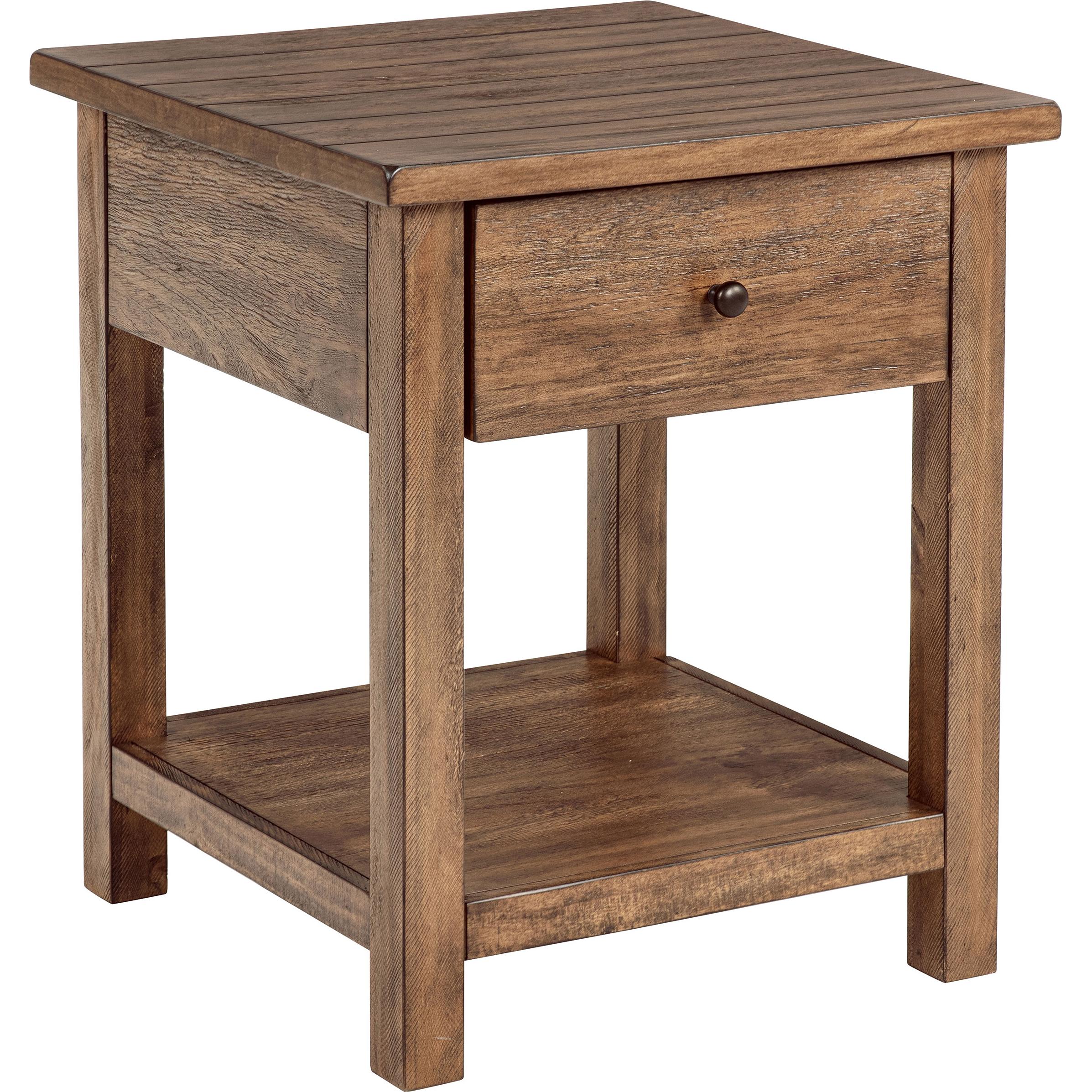 Coaster Furniture Payne 710548-S3 3-piece Coffee and 1-drawer End Table Set - Brown - Image 3