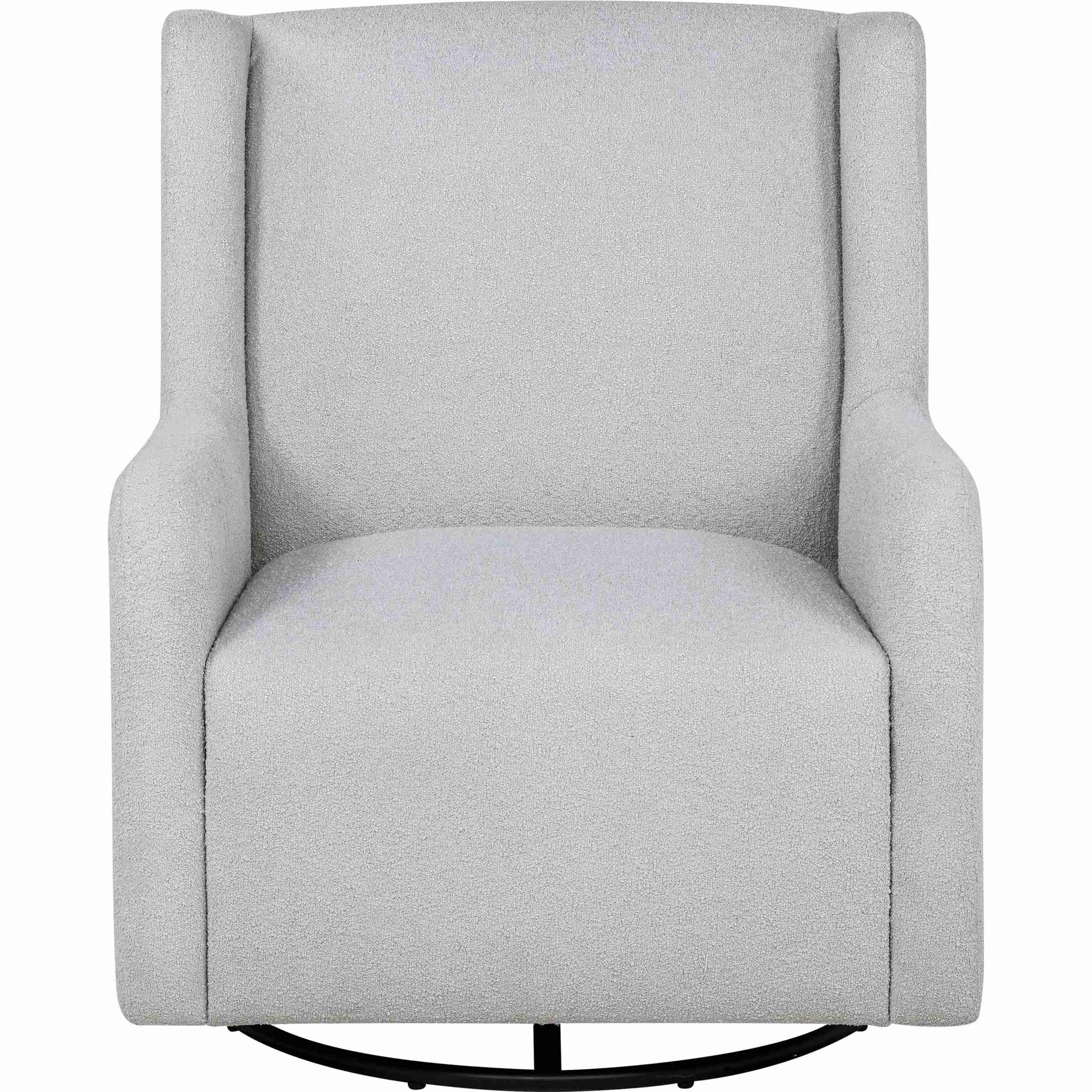 Coaster Furniture Serra 902454 Boucle Upholstered Swivel Glider - Dove Grey - Image 3