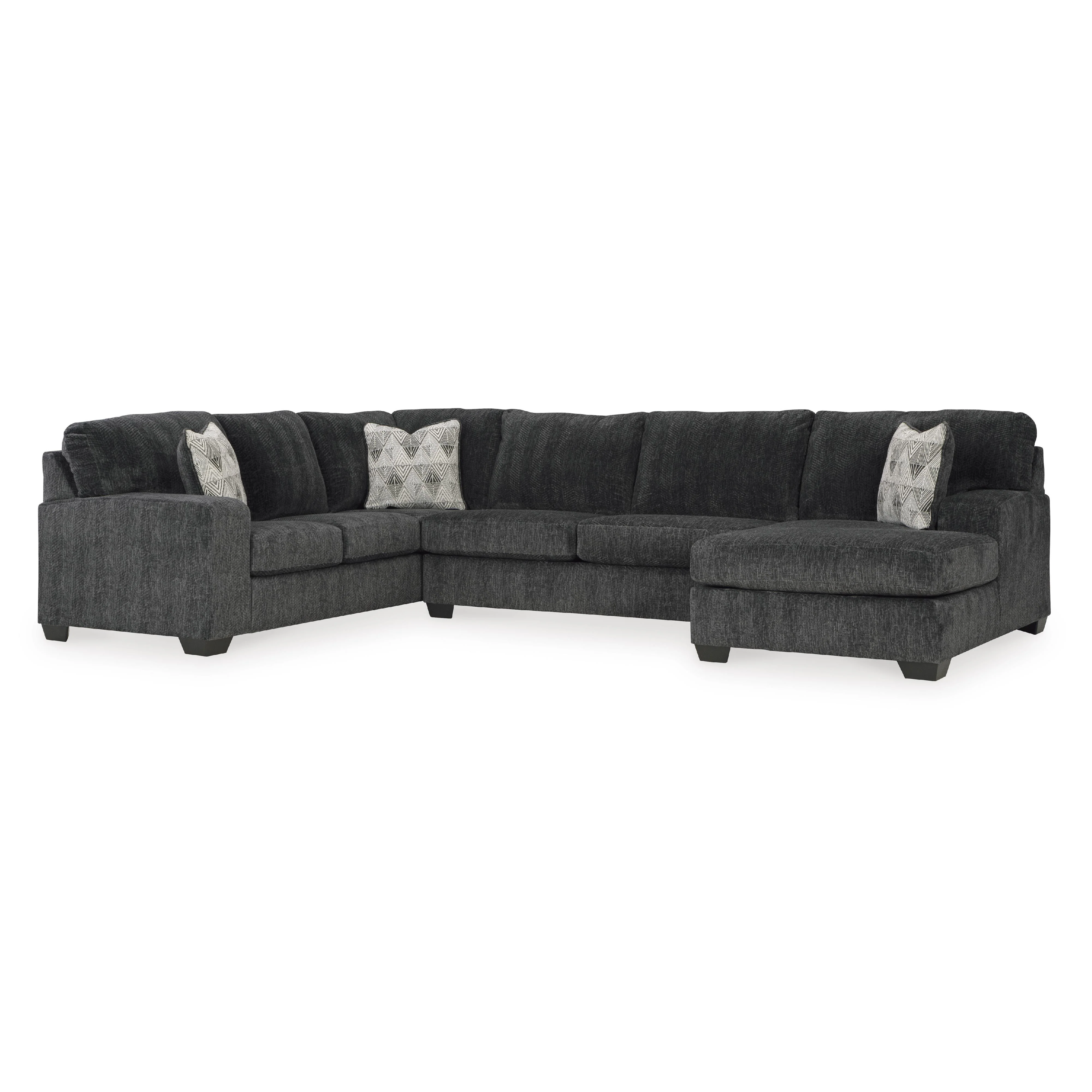 Signature Design by Ashley Hollyview Fabric 3 pc Sectional 1520566/1520534/1520517 - Image 1