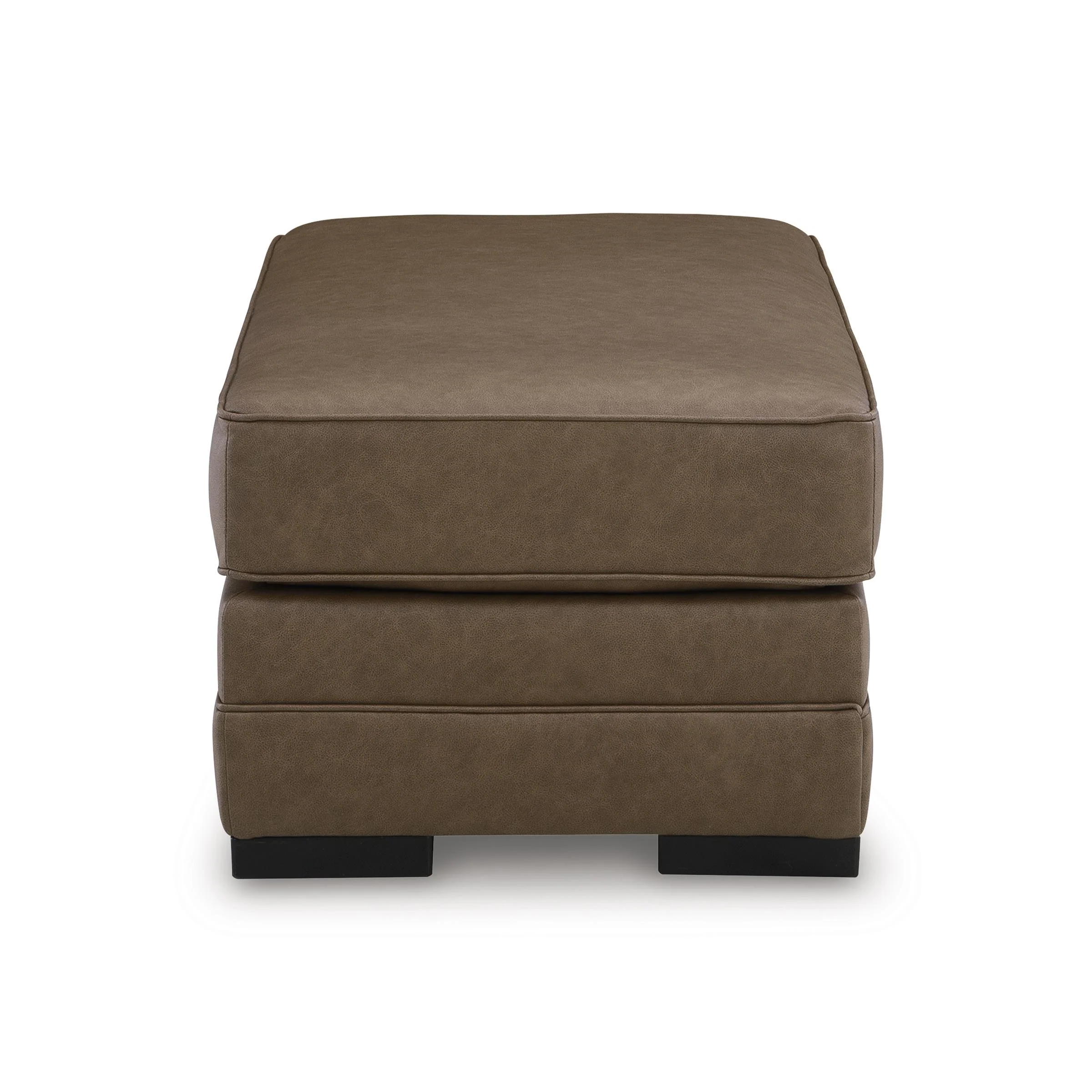 Benchcraft VillaCourt Leather Look Ottoman 7490914 - Image 3