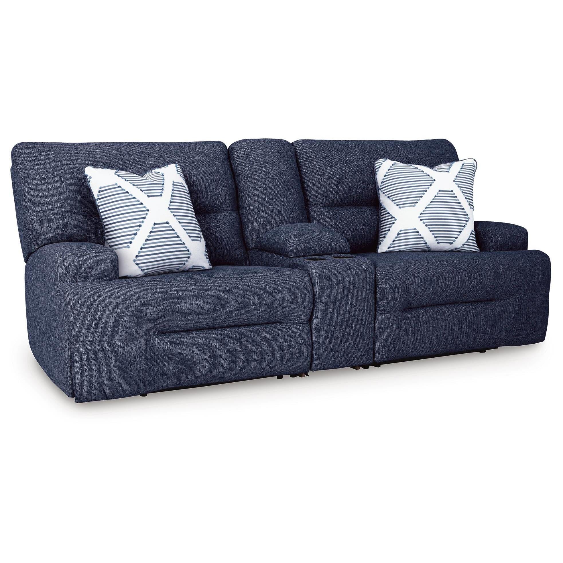 Signature Design by Ashley Acklen Place Power Reclining Fabric Loveseat 9360757/9360758/9360762 - Image 1