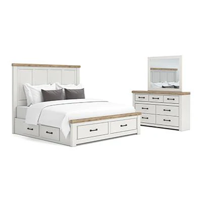 Benchcraft Savonport 7-Drawer Dresser with Mirror B4615-31/B4615-36 - Image 3