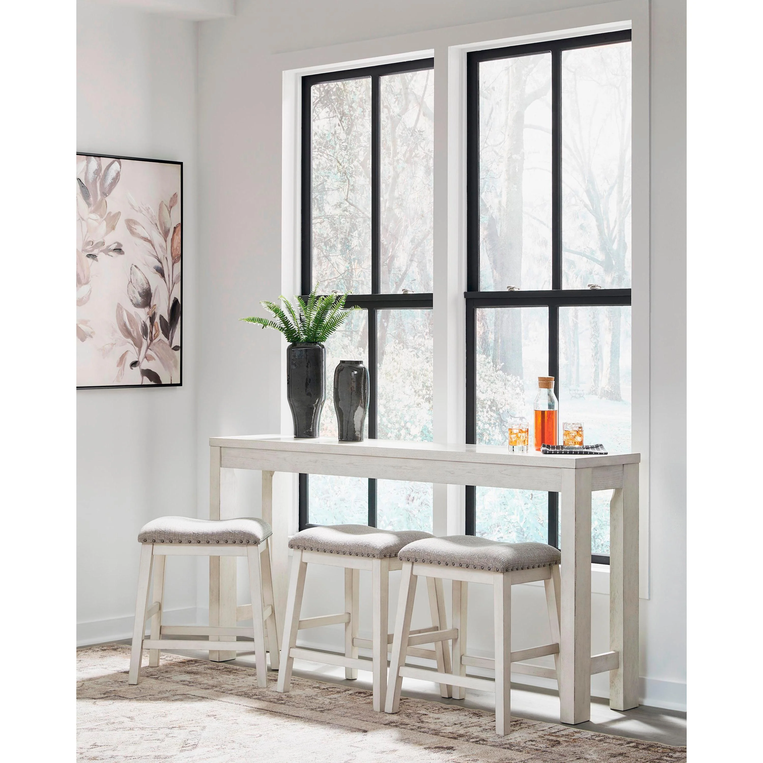 Signature Design by Ashley Robbinsdale 4 pc Counter Height Dinette D642-113 - Image 3
