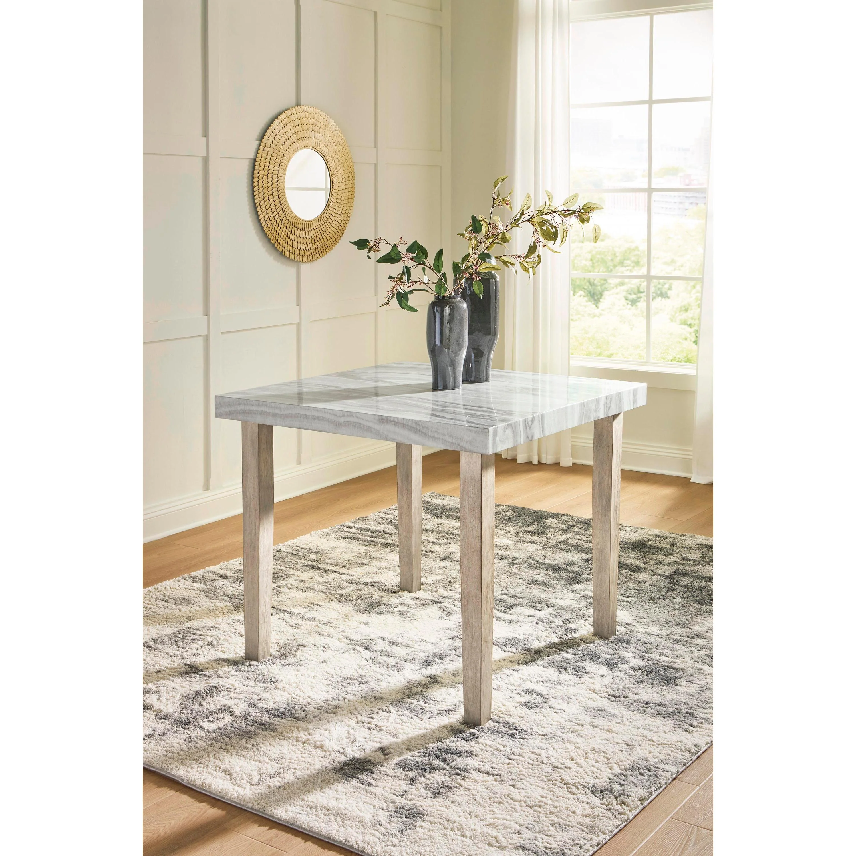 Signature Design by Ashley Square Larawyn Counter Height Dining Table PCD575-13 - Image 3