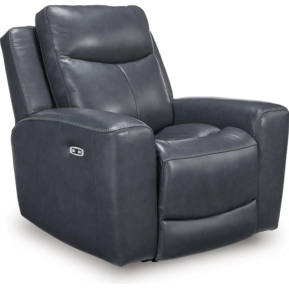 Signature Design by Ashley Next Move Power Leather Match Recliner PCU1210013