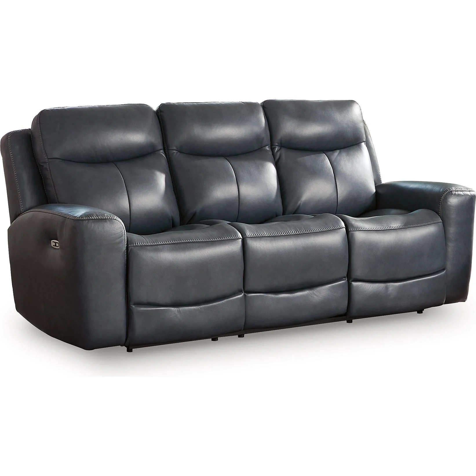 Signature Design by Ashley Next Move Power Reclining Leather Match Sofa PCU1210015