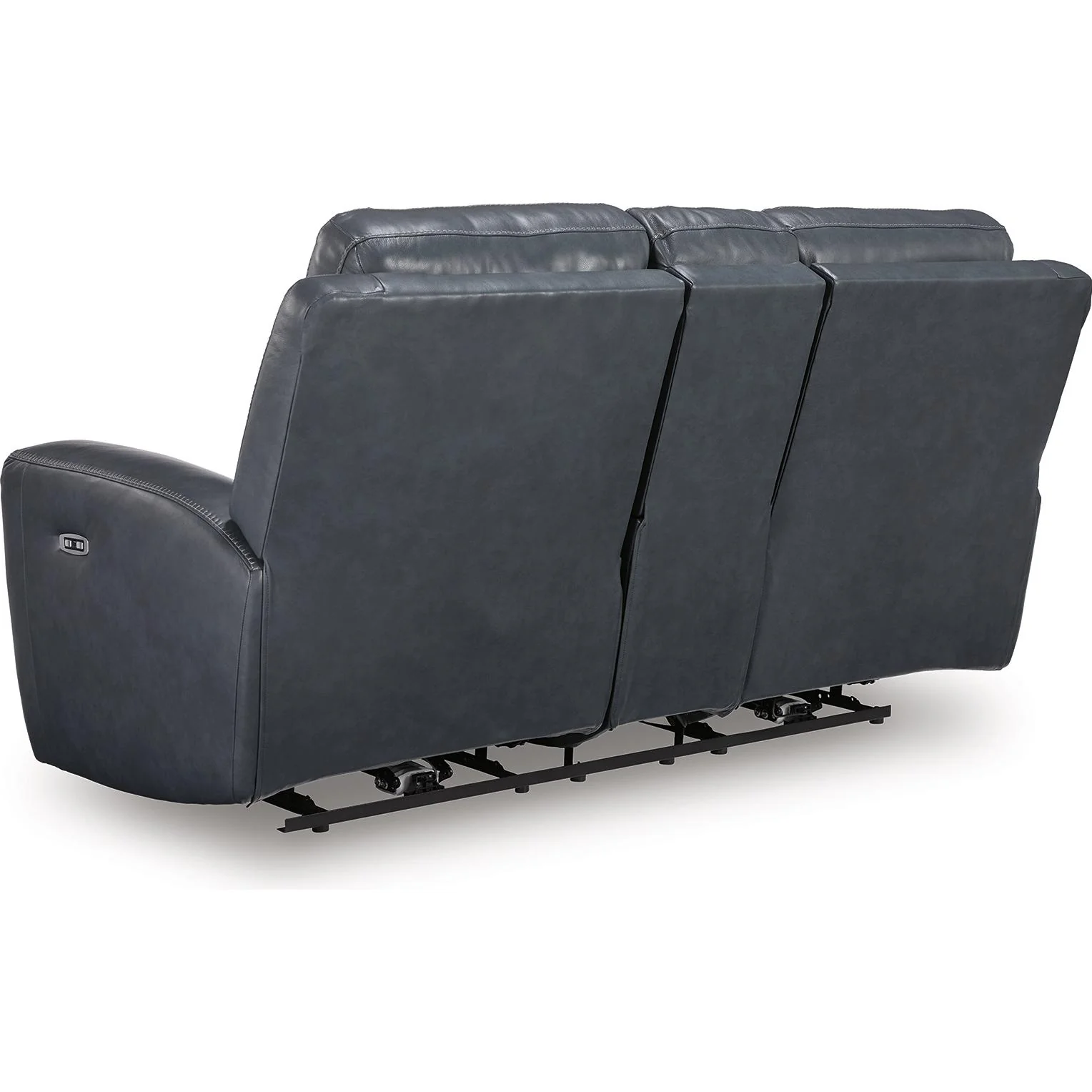Signature Design by Ashley Next Move Power Reclining Leather Match Loveseat with Console PCU1210018 - Image 3