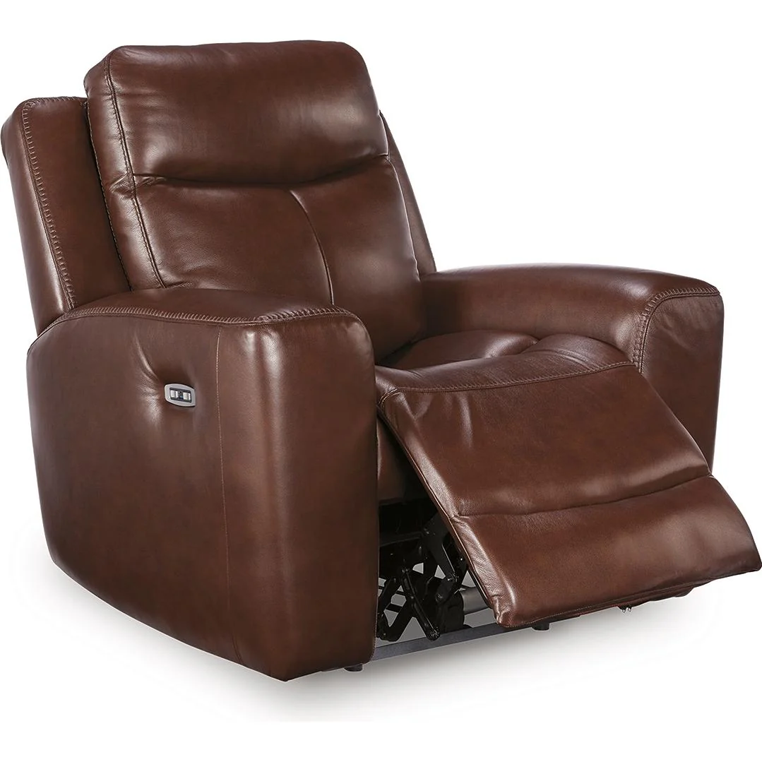Signature Design by Ashley Next Move Power Leather Match Recliner PCU1210213 - Image 2