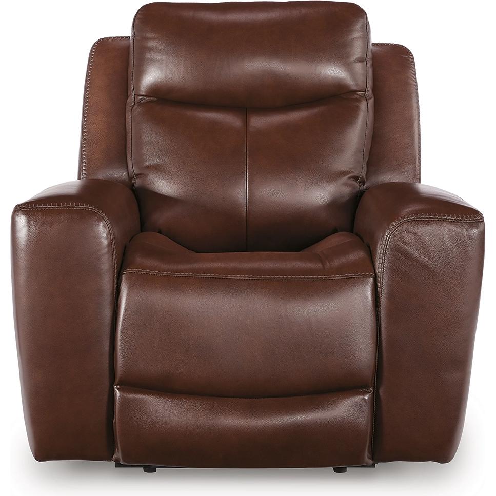 Signature Design by Ashley Next Move Power Leather Match Recliner PCU1210213 - Image 3
