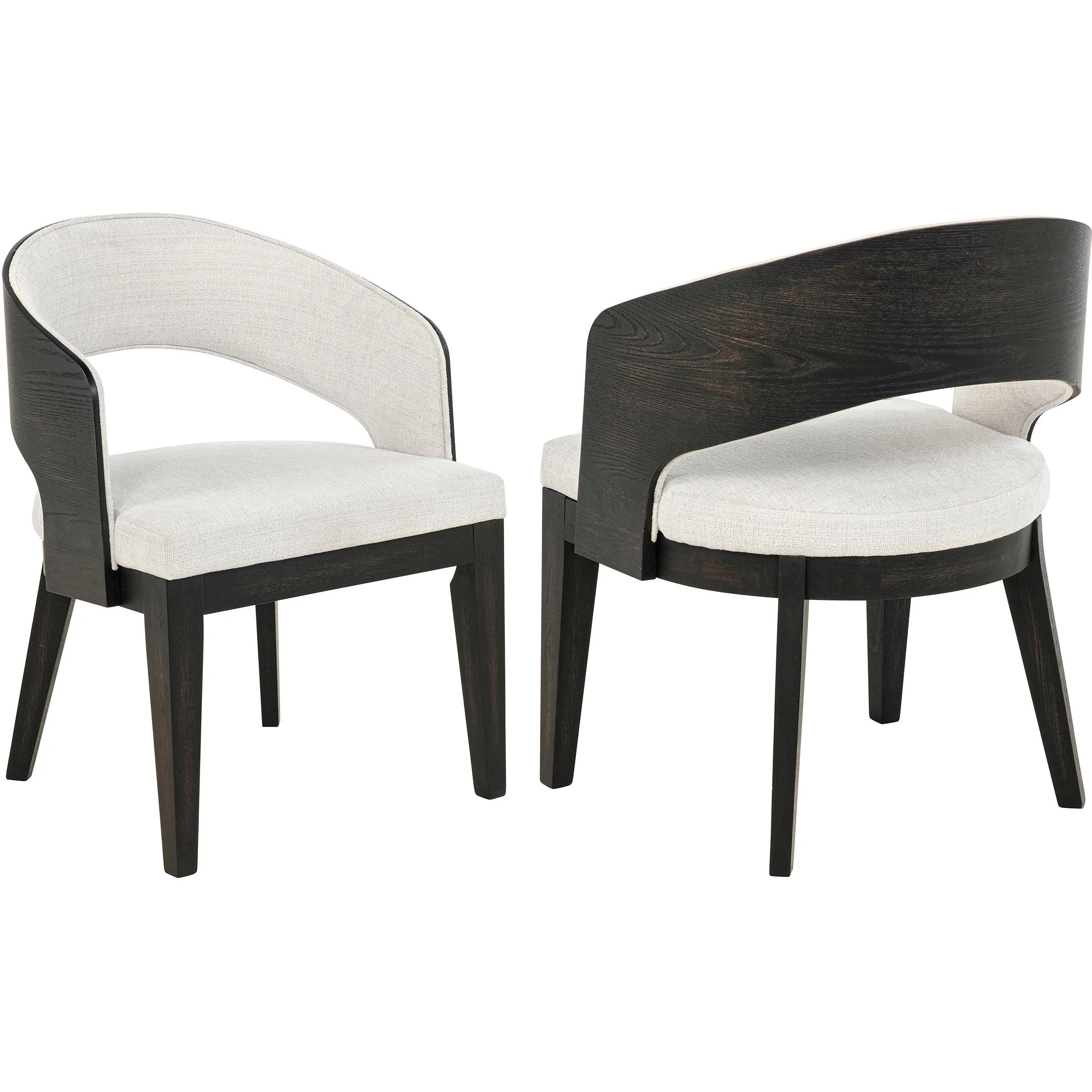 Coaster Furniture Leandro 115393 Set of 2 Upholstered Dining Arm Chair – Cream