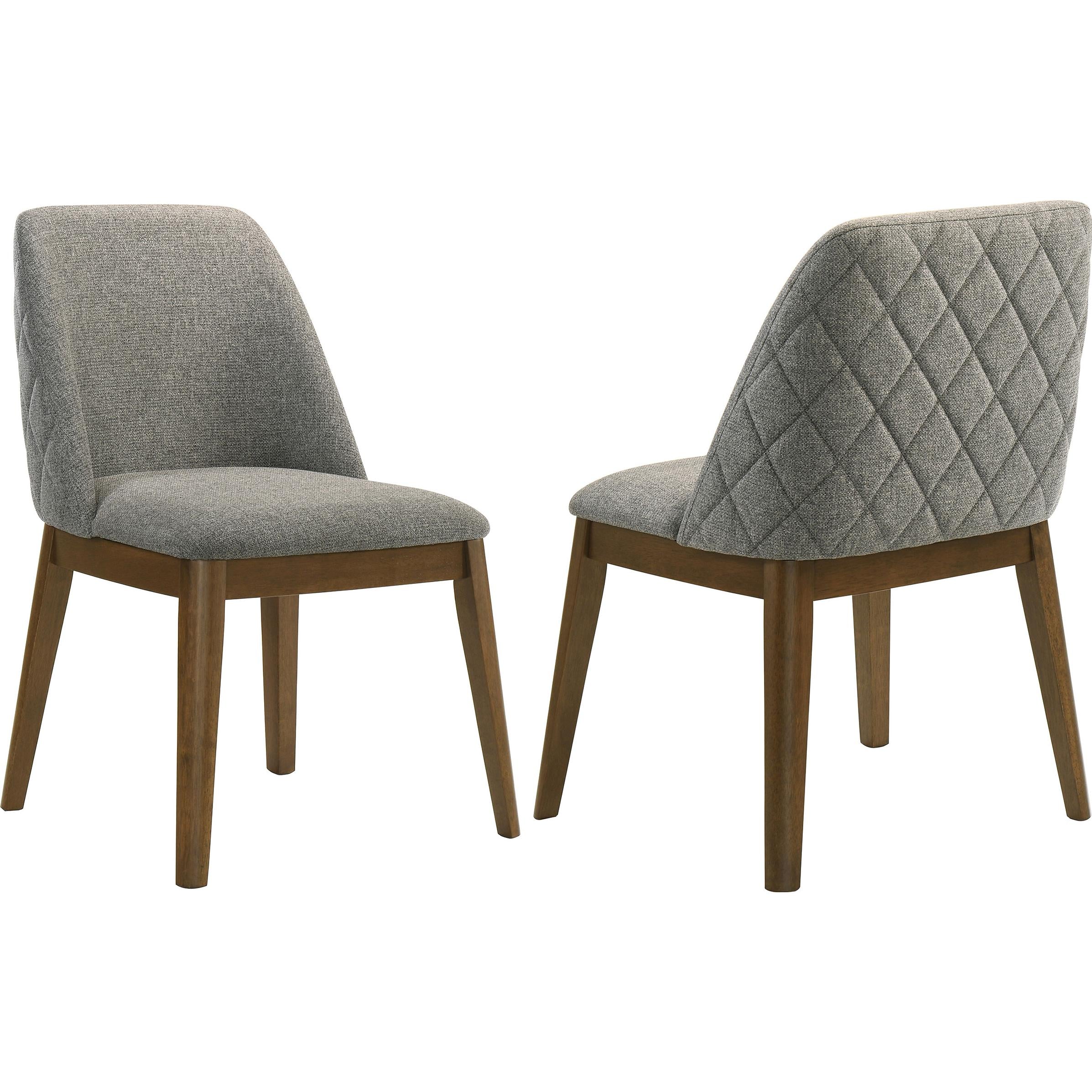 Coaster Furniture Franklin 193822 Set of 2 Upholstered Dining Side Chair – Grey