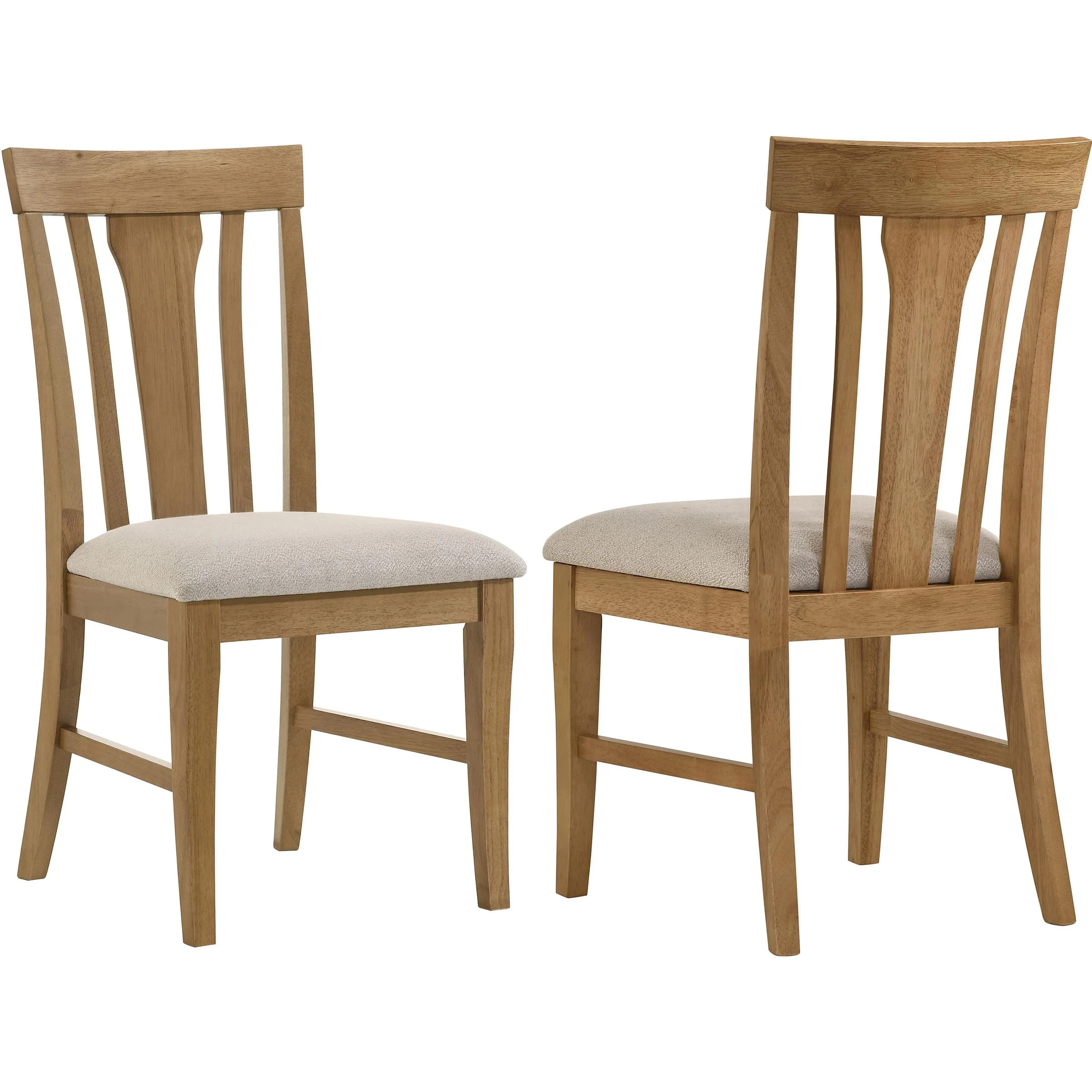 Coaster Furniture Hartville 109462 Set of 2 Dining Side Chair – Natural Light Brown