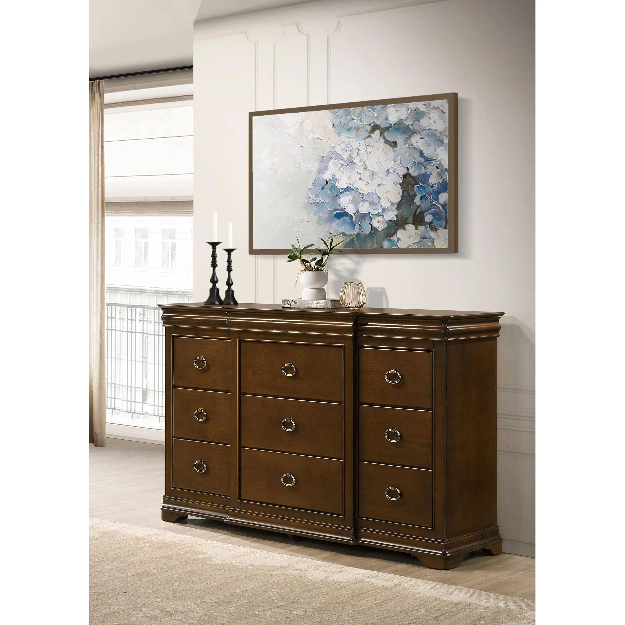 Coaster Furniture Garland 205303 11-drawer Bedroom Dresser Cabinet - Brown Cherry - Image 2