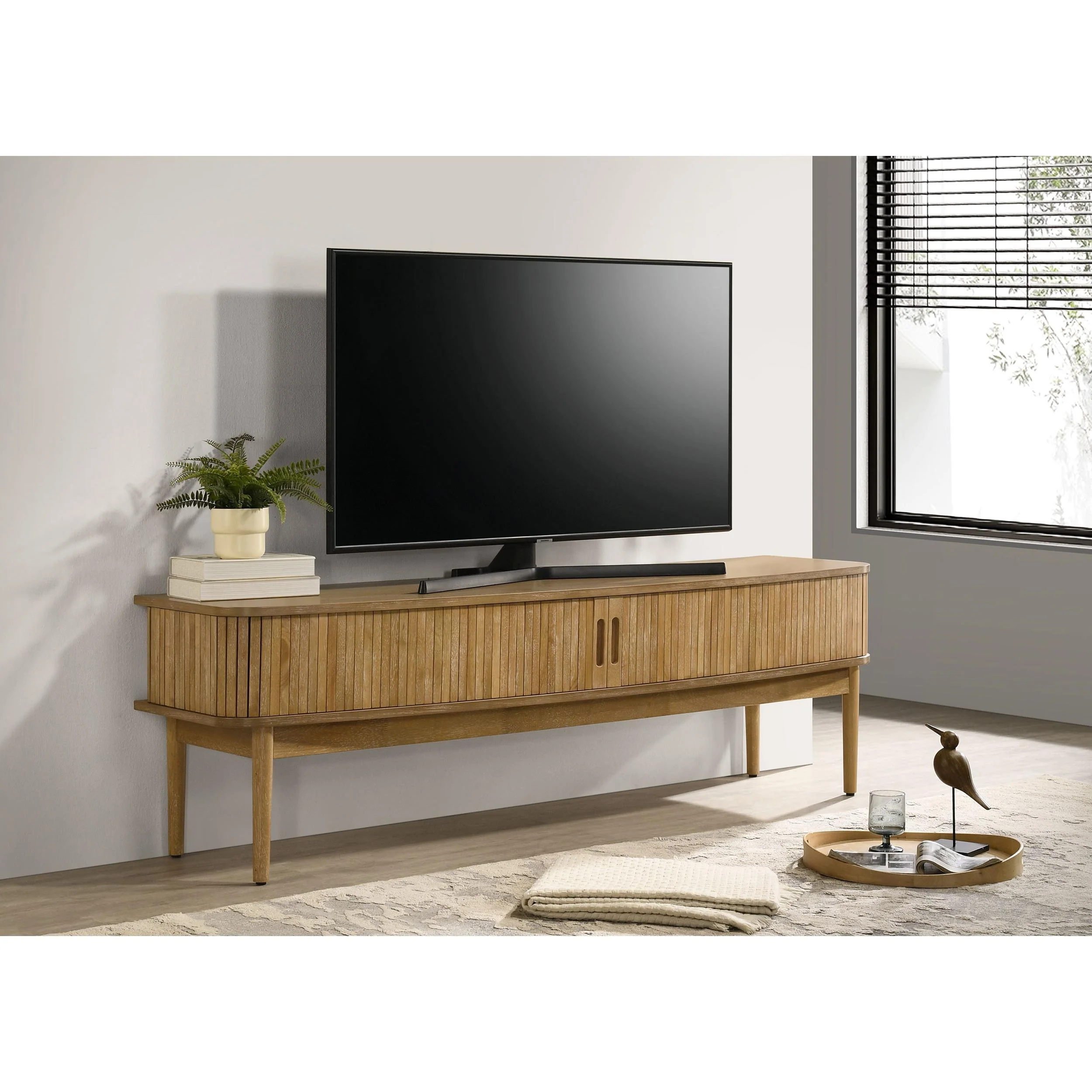 Coaster Furniture Croyden 722923 71-inch TV Stand Media Console - Weathered Natural - Image 2