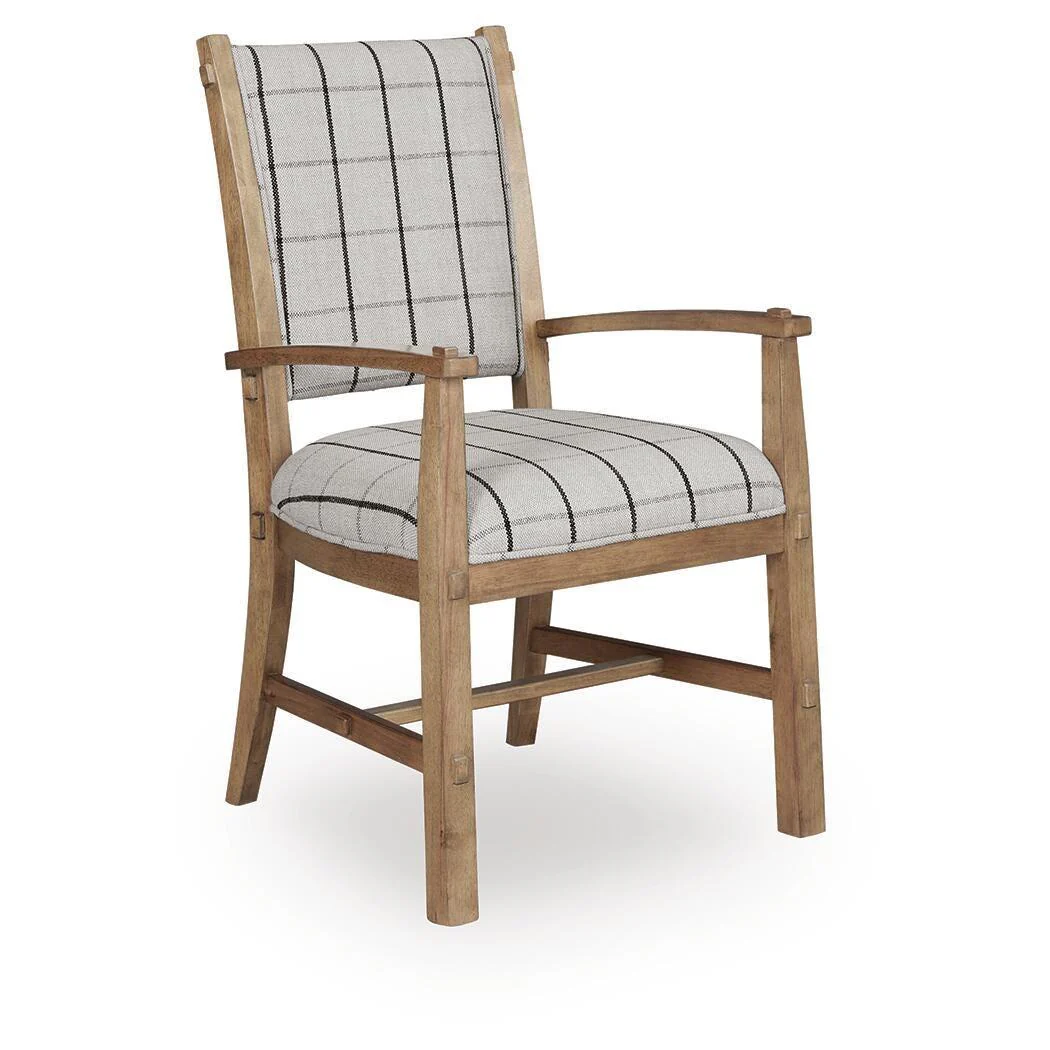 Benchcraft Ridgester D858-01A Dining Upholstered Arm Chair - Image 1