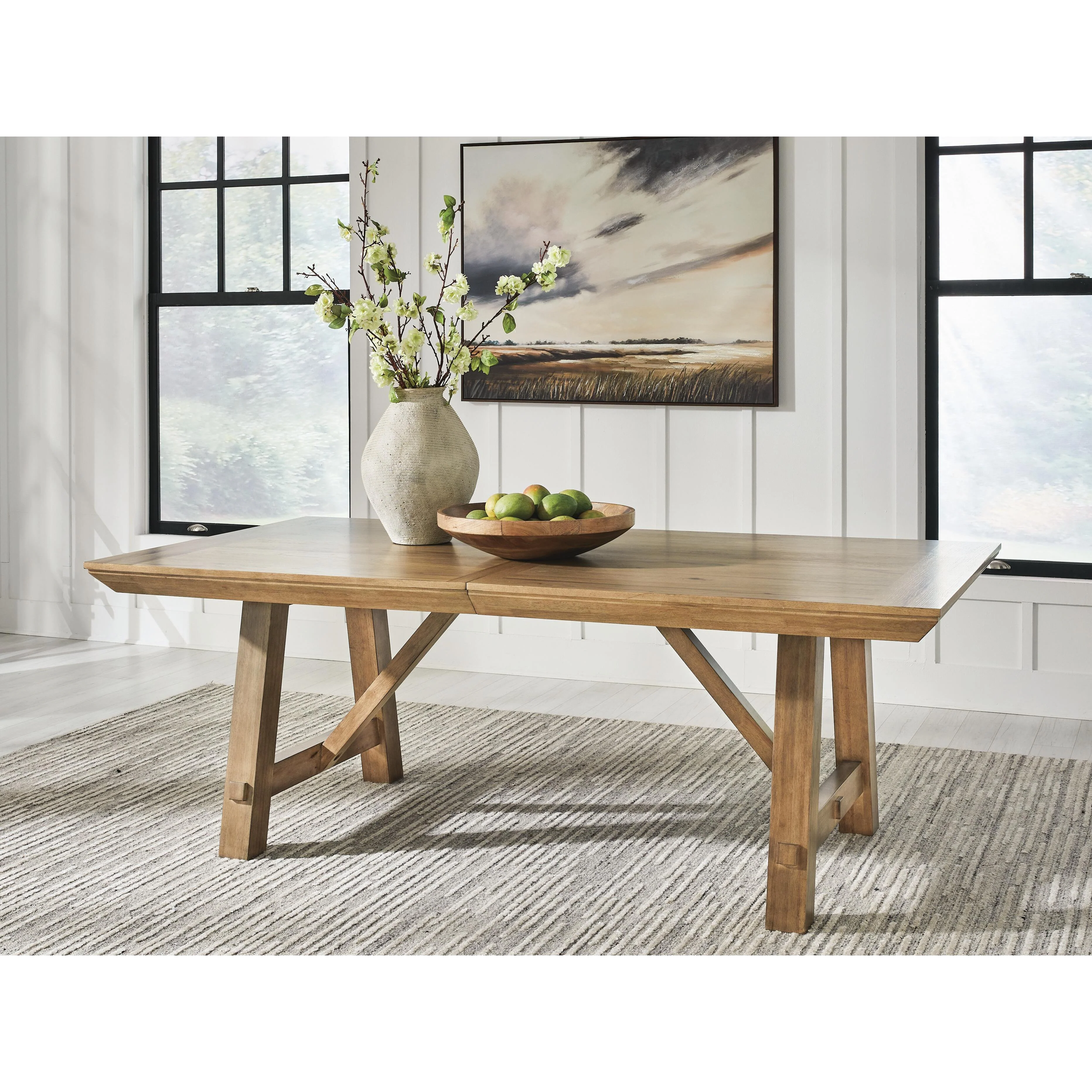 Benchcraft Ridgester D858-45 Rectangular Dining Room Extension Table - Image 2