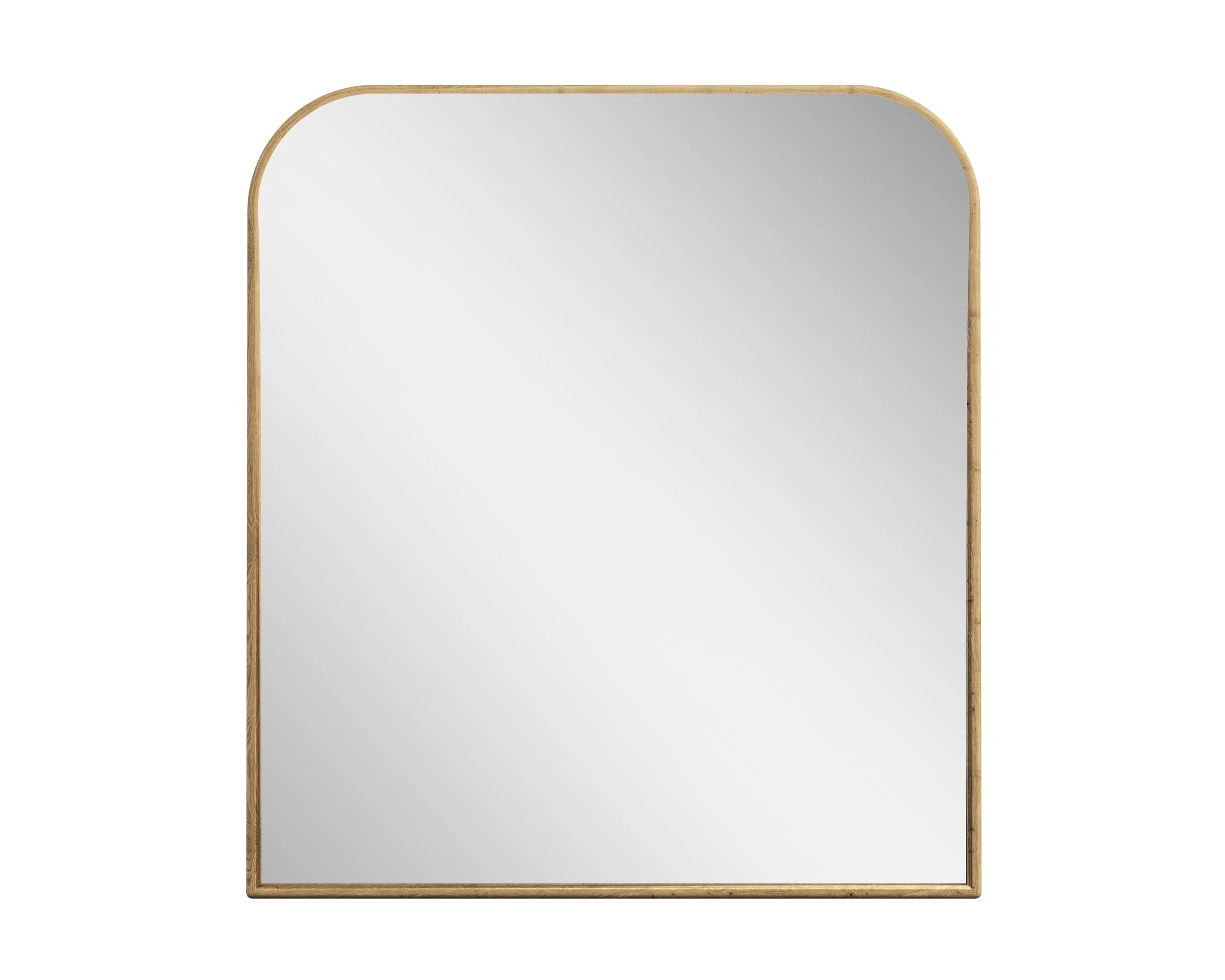 Calabasas Wall Mirror – Rustic Oak