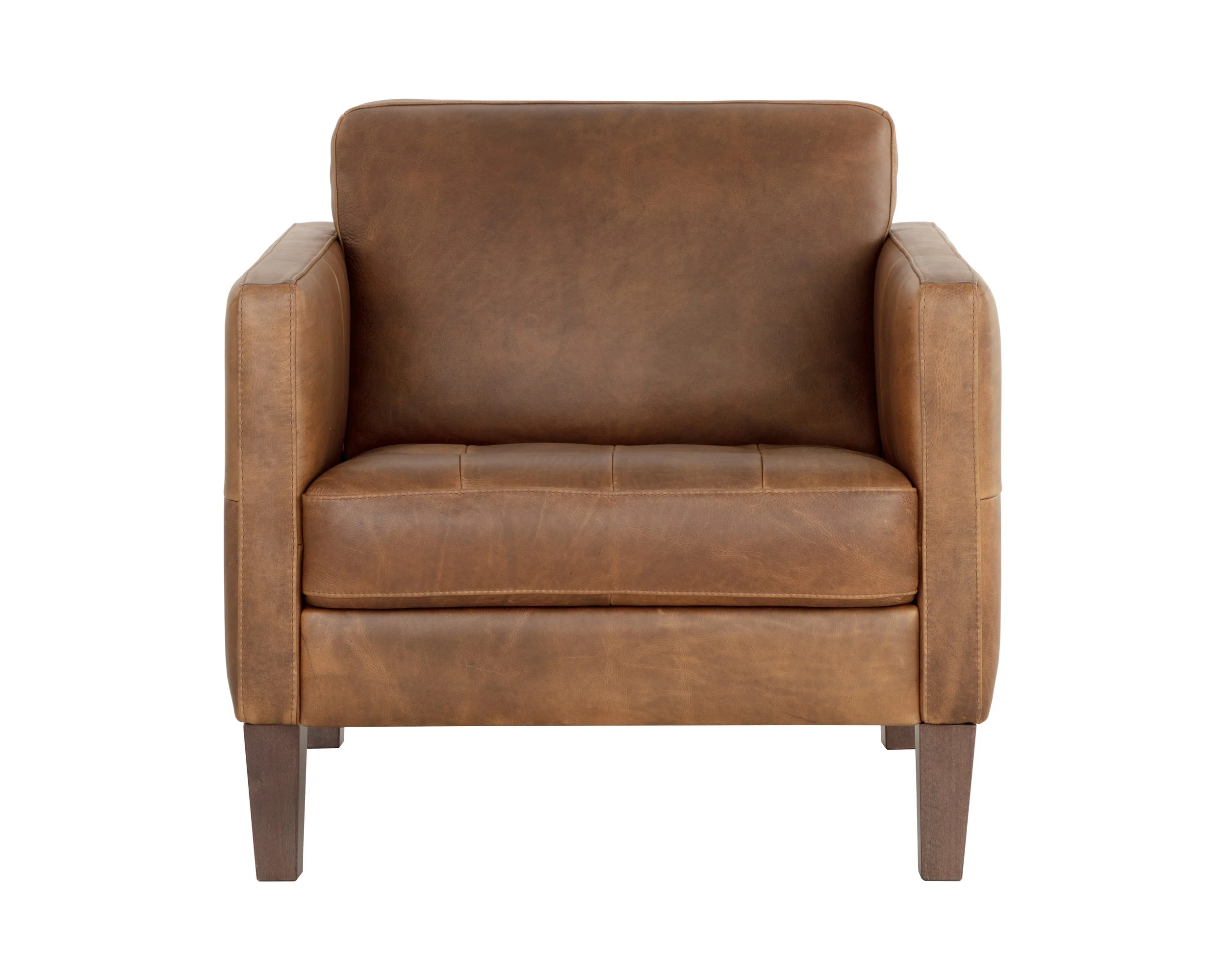Karmelo Armchair - Cognac Leather - Image 3