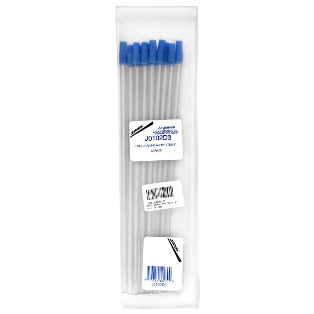 Artificial Insemination Pipettes for Livestock and Dogs – 6″ & 9″ Disposable PVC