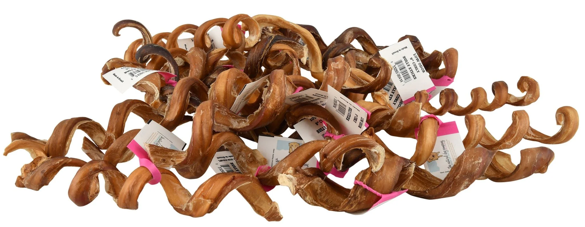 Low Odor Curly Bully Sticks for Dogs – 100% Natural Beef Chews, Oven-Baked, Long-Lasting Dental Treats - Image 2