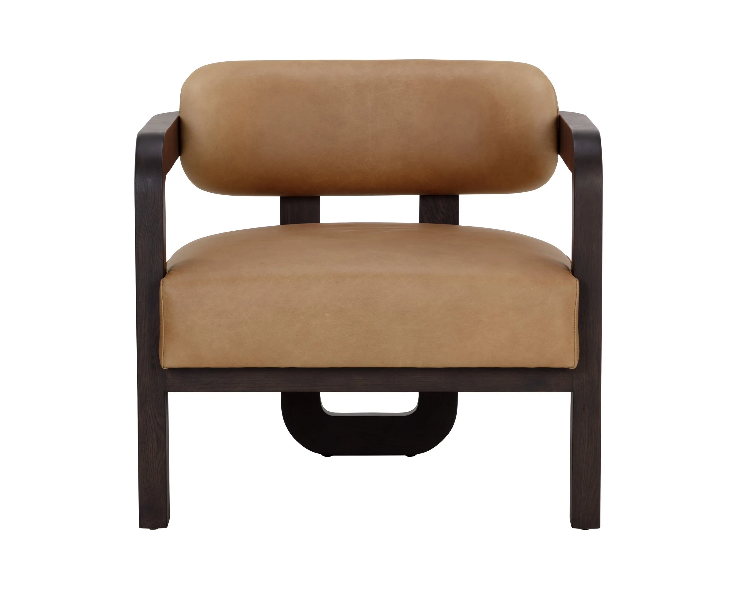 Madrone Lounge Chair - Brown - Ludlow Sesame Leather - Image 2