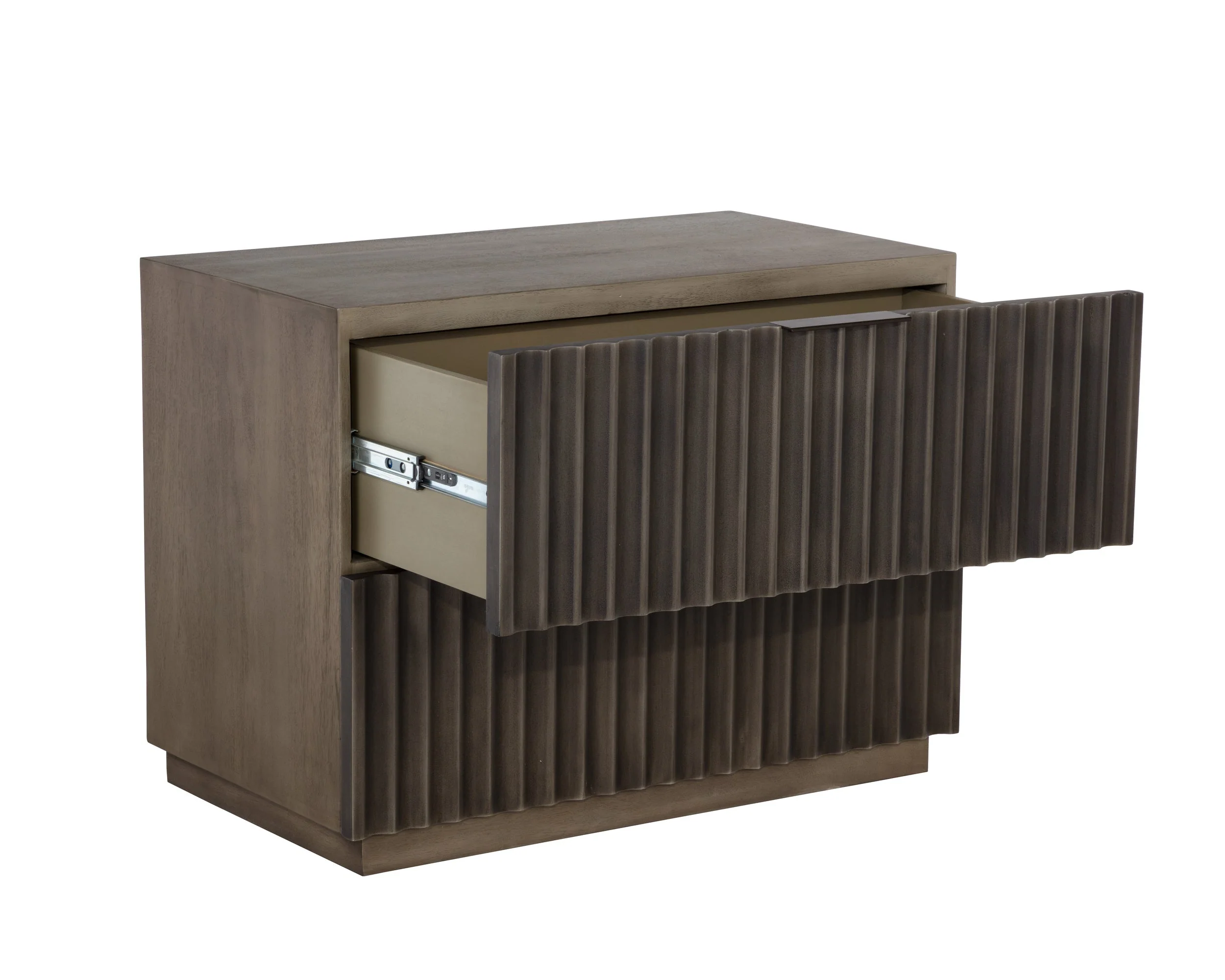 Carlin Nightstand - Taupe - Image 3