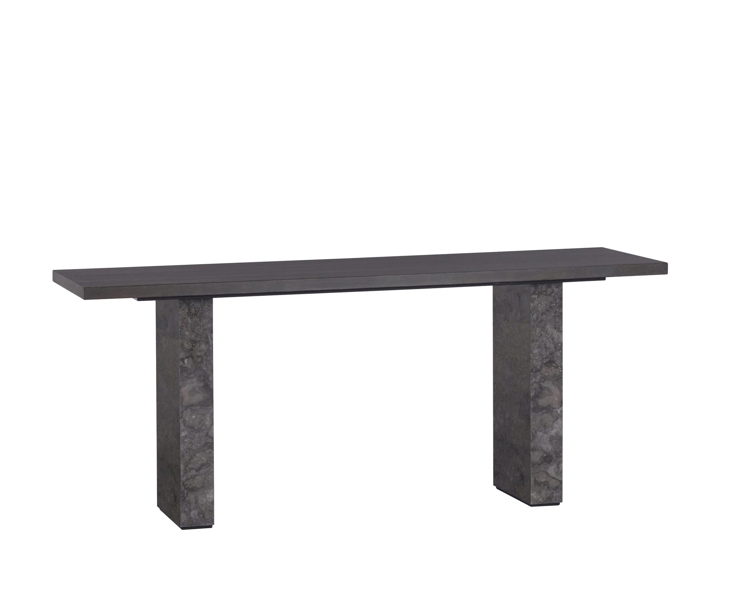 Rebel Console Table – Grey Marble / Charcoal Grey