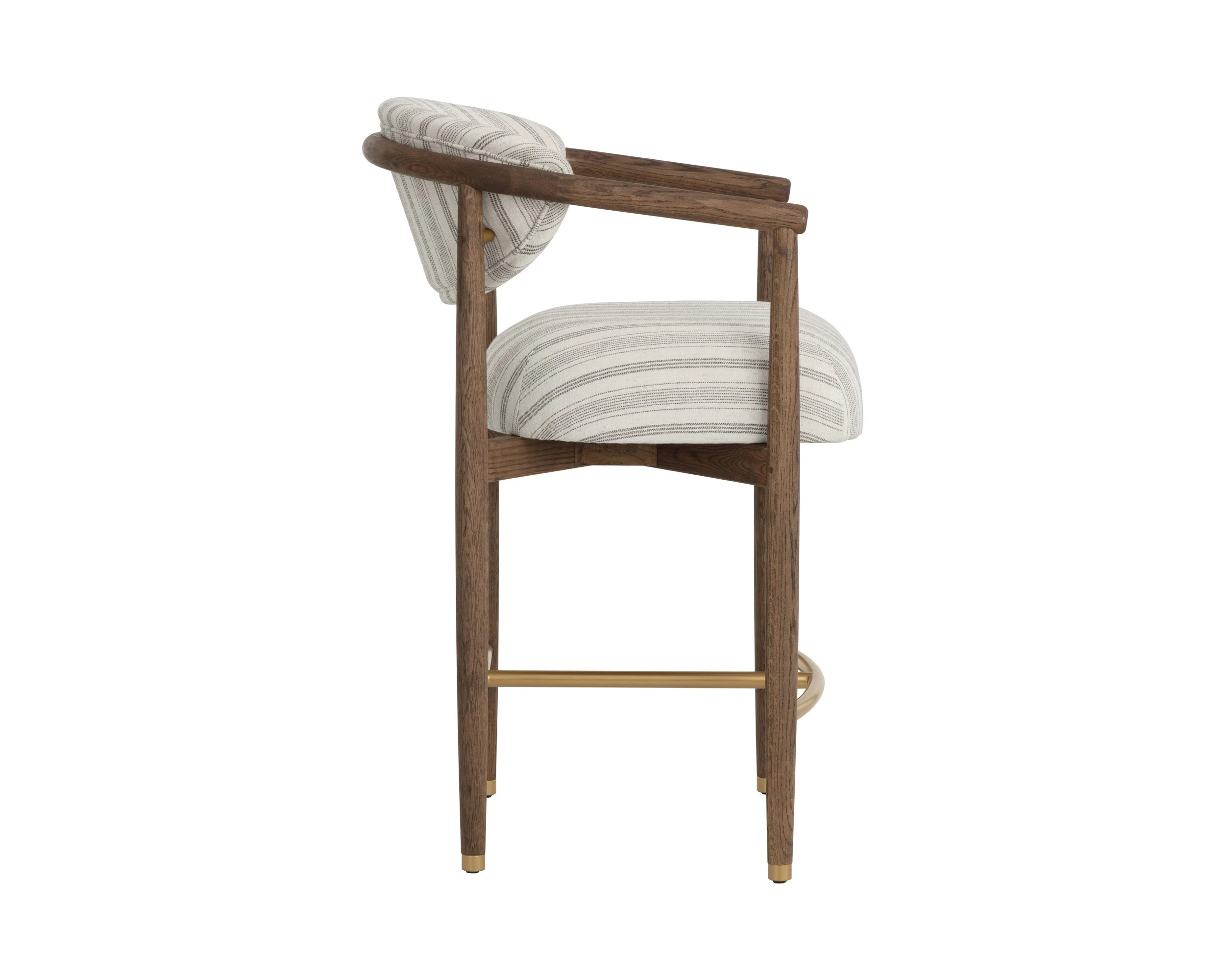 Sigrid Counter Stool - Antique Brown - Gifford Script - Image 3