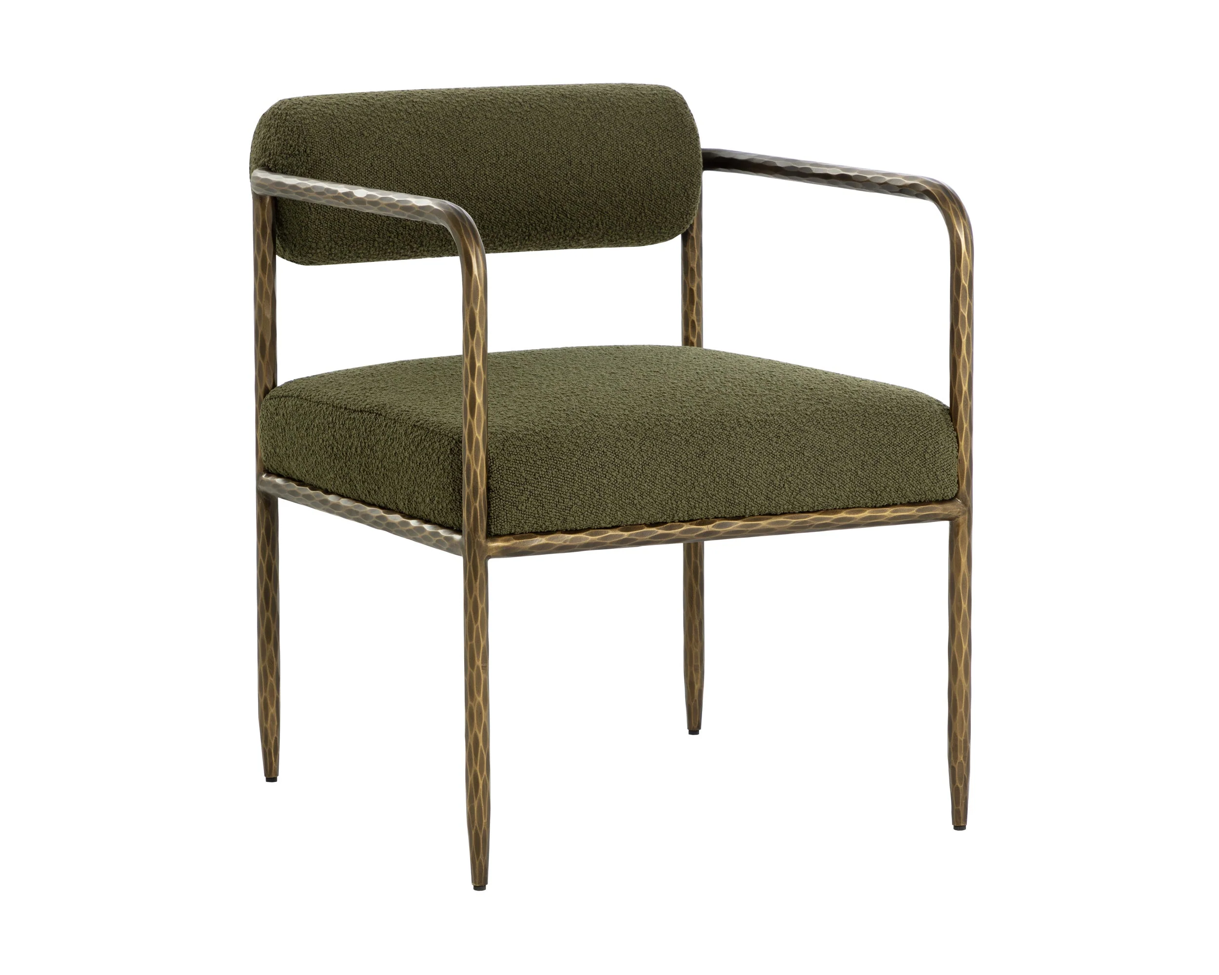 Ajani Dining Armchair – Copenhagen Olive