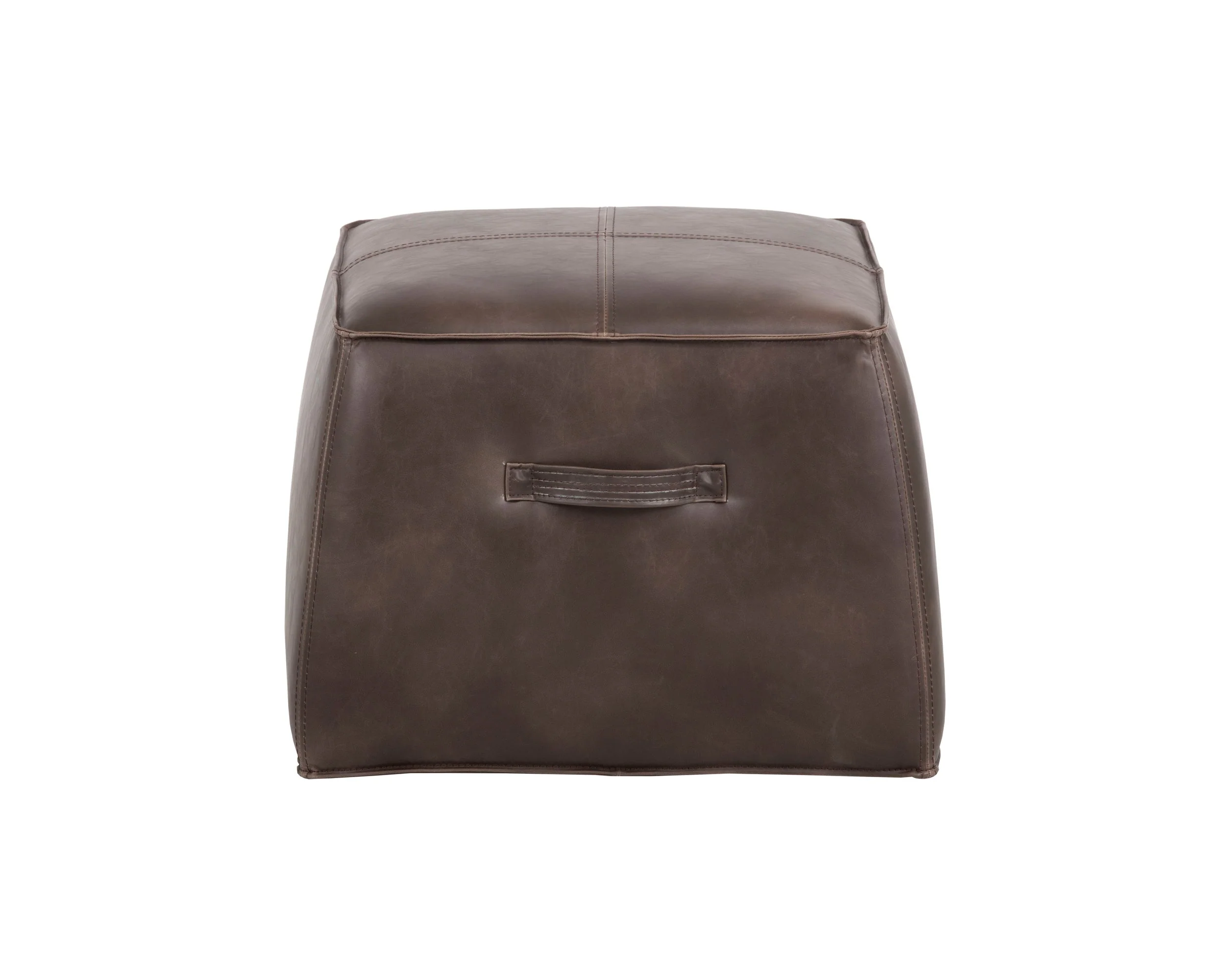 Aspen Ottoman - Havana Dark Brown - Image 2