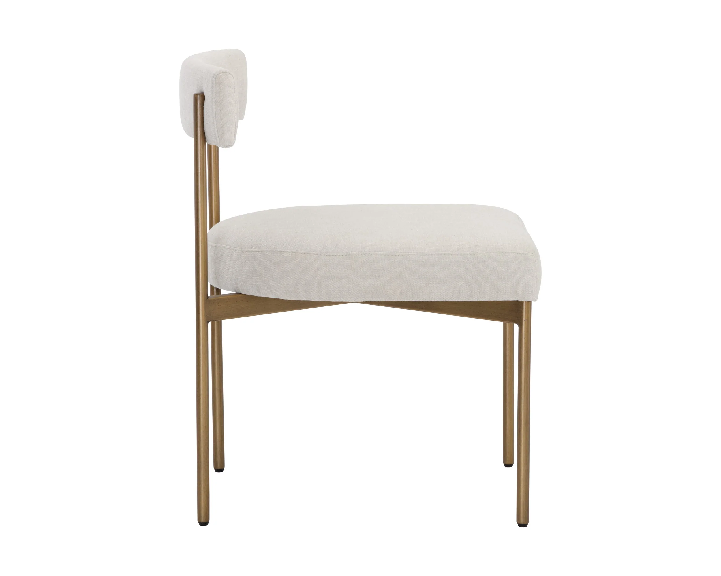 Seneca Dining Chair - Antique Brass - Danny Ivory - Image 3