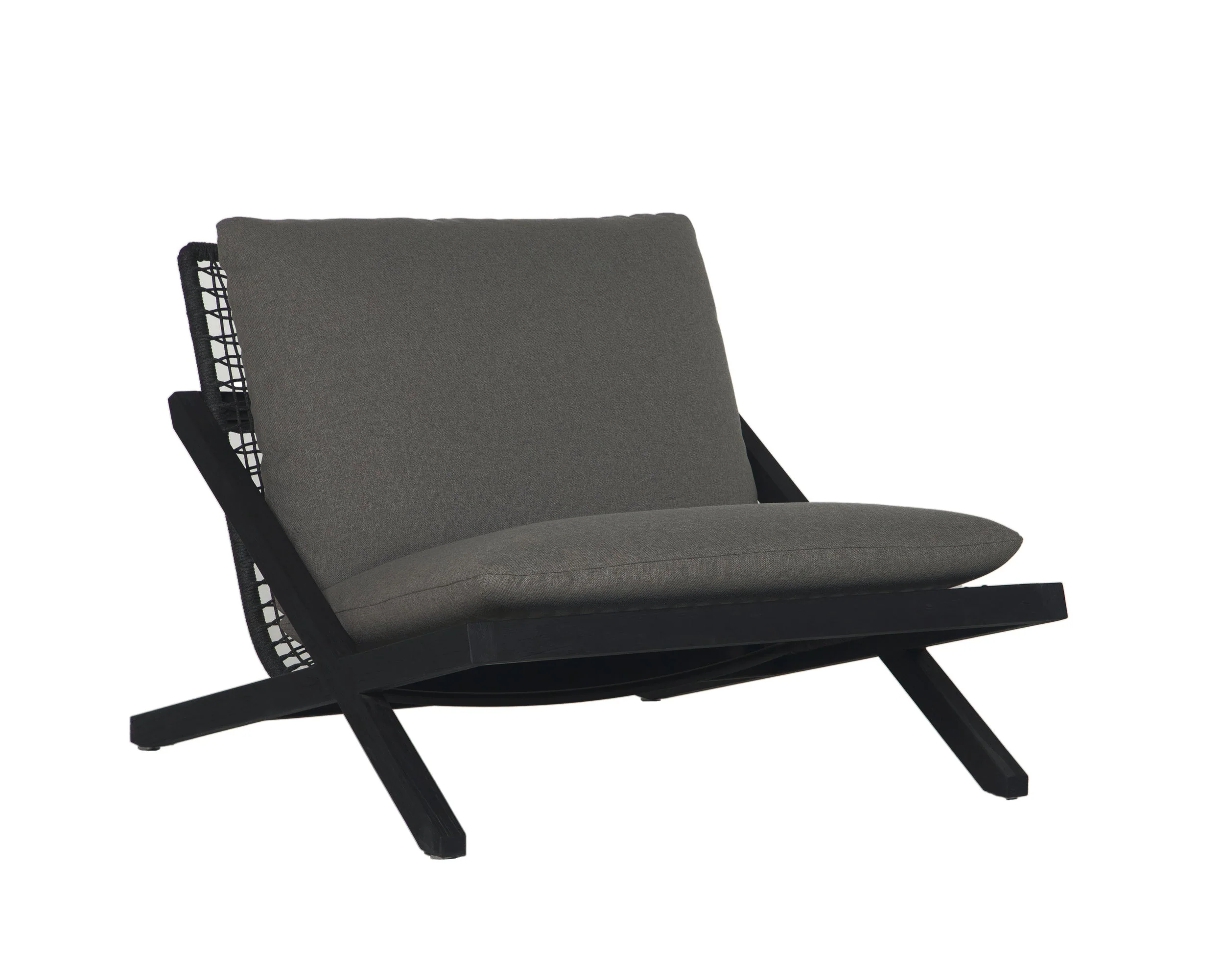 Bari Lounge Chair – Charcoal – Gracebay Grey
