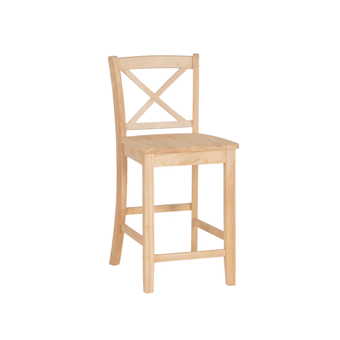 TORINO UNFINISHED X BACK CTR STOOL - Image 1
