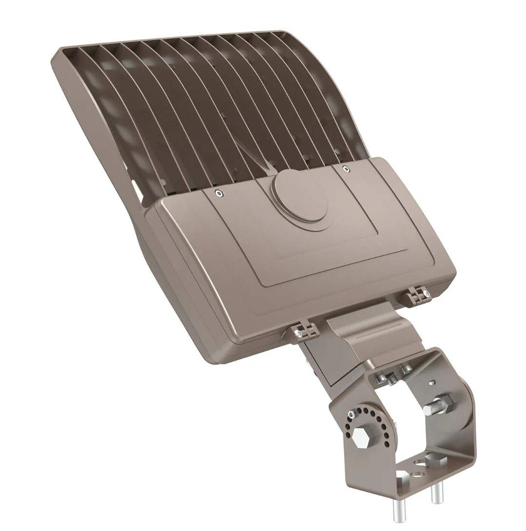 Trunnion/Yoke Mount - Shoebox Light Mounting Bracket - Bronze - Image 2