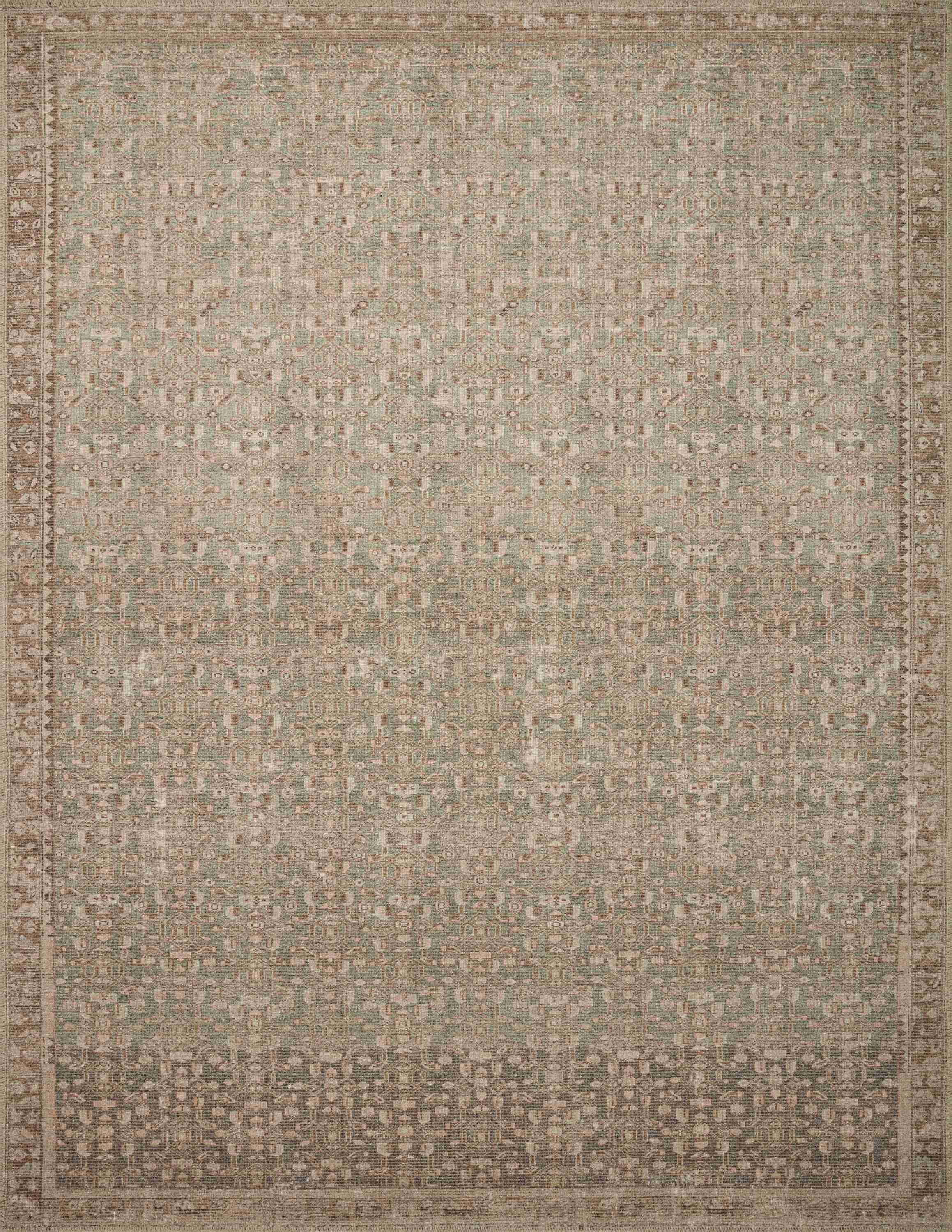 Angela Rose x Loloi | Aubrey Collection | Sage / Bark | AUB-04 - Image 1