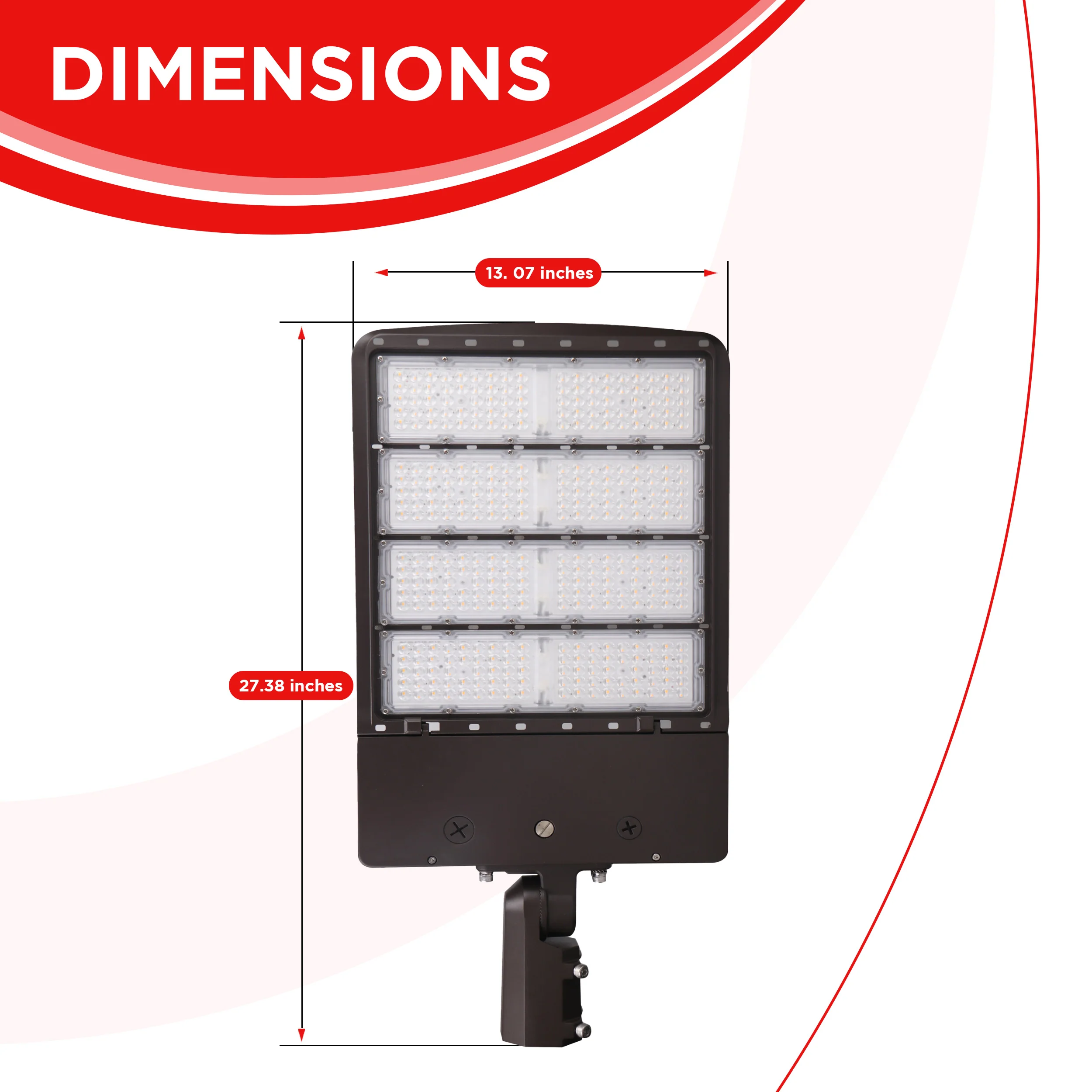 300W AL3F Series Area/Flood Light - 5700K - 41000lms - DLC & IP65 UL Listed #215 - Image 3