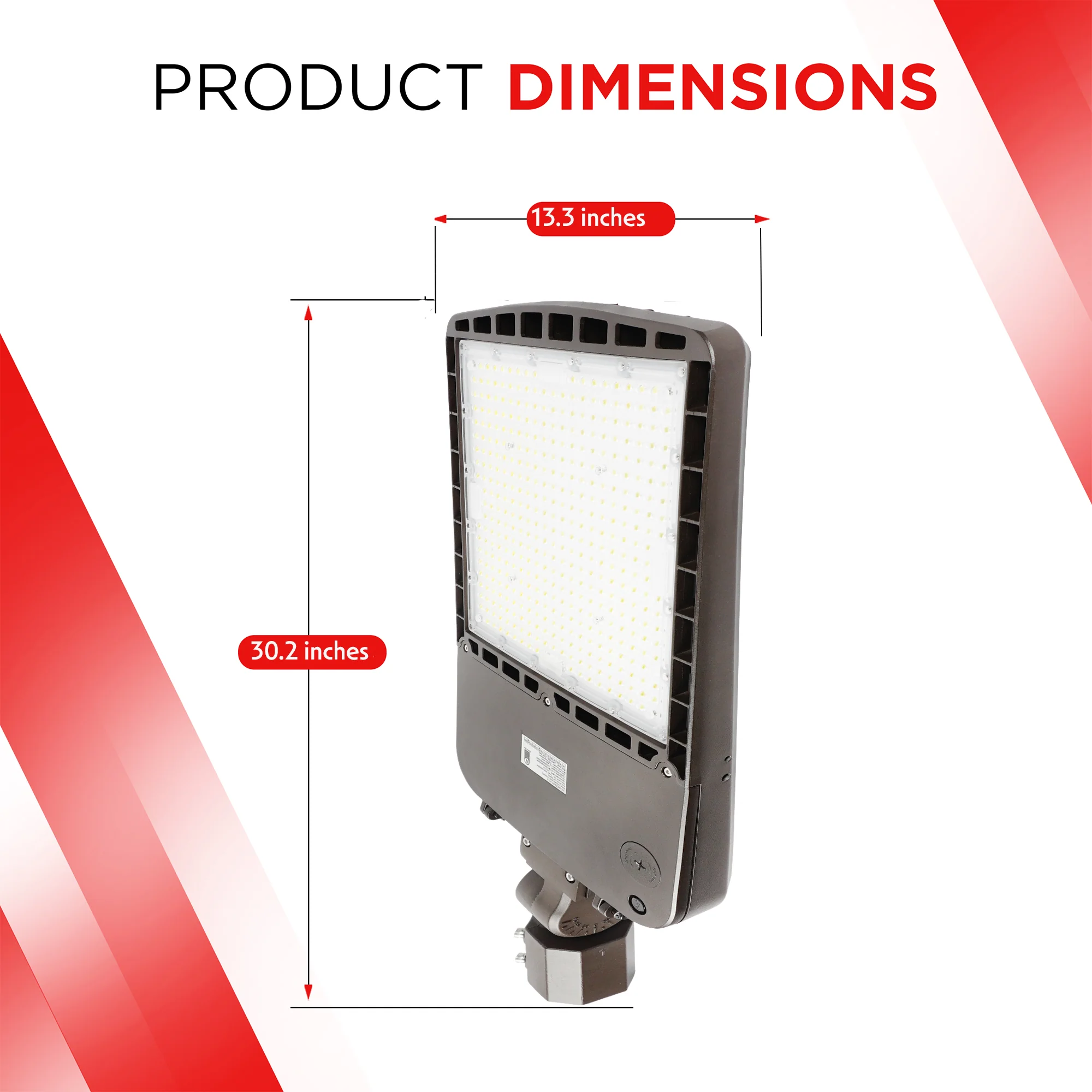300W AL6 Series Area/Flood Light - 40500lms - Photocell Compatible -  IP65 UL Listed - 5700K #204 - Image 2