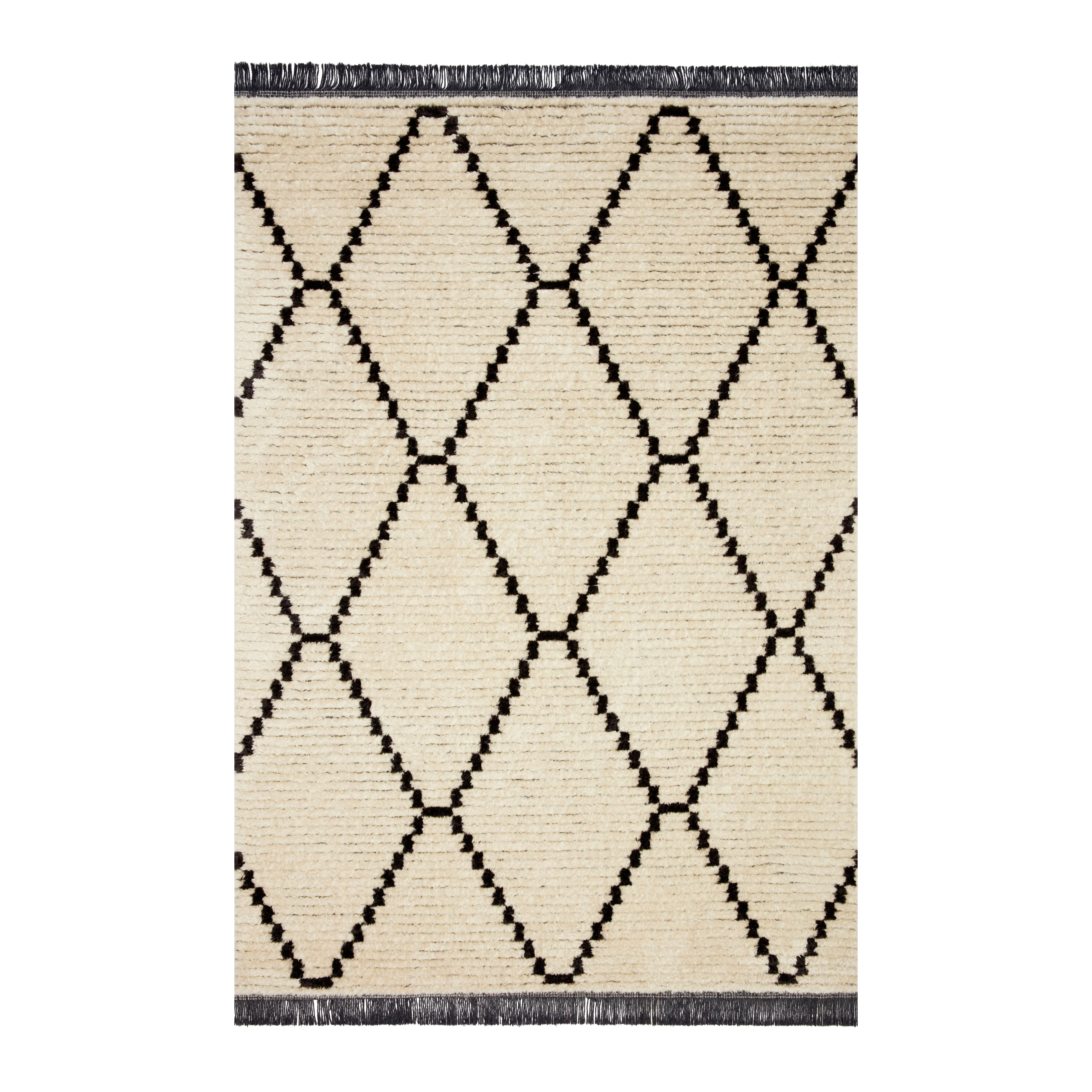 Chris Loves Julia x Loloi | Alice Collection | Cream / Charcoal | ALI-04 - Image 1