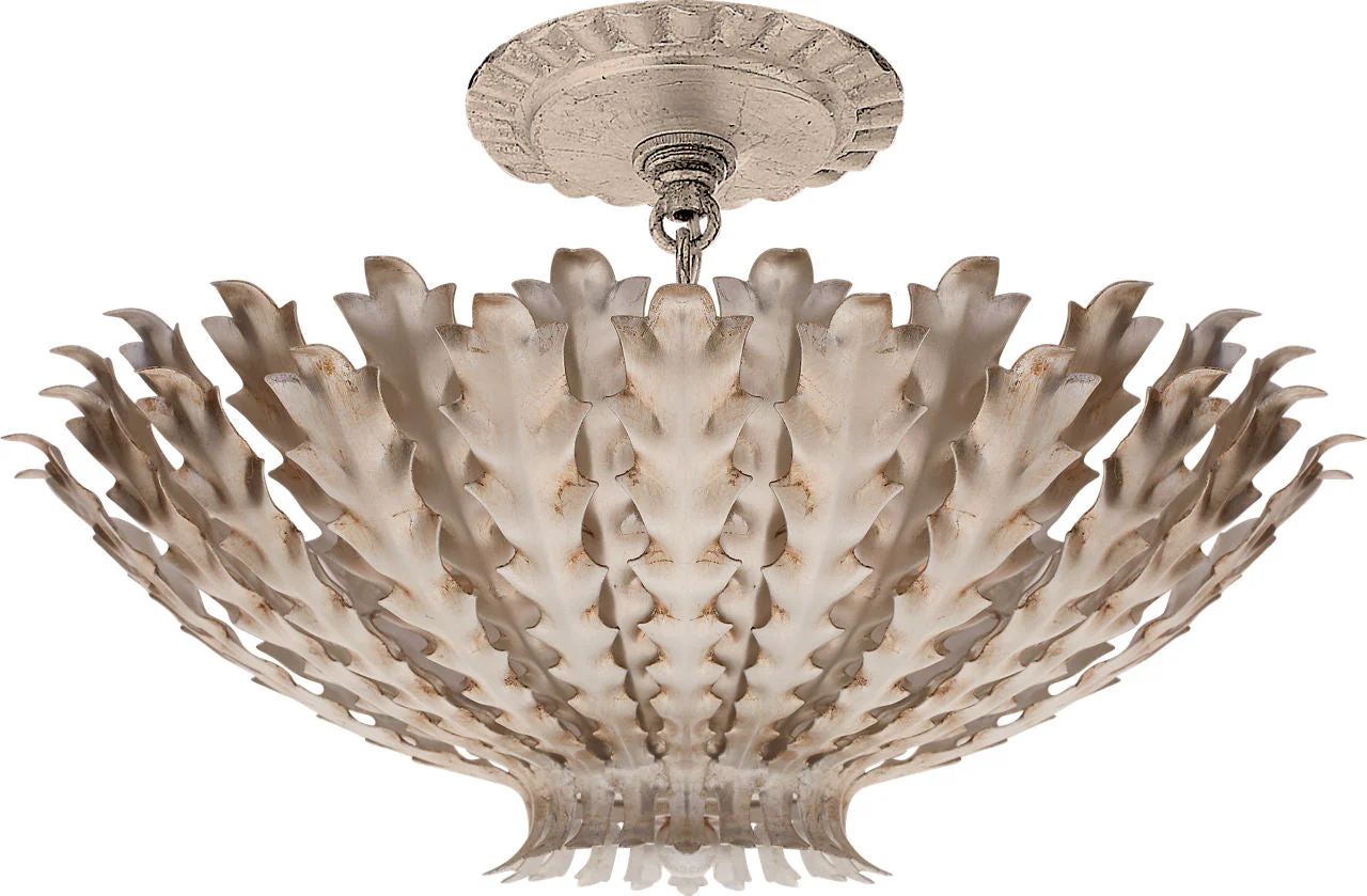 Hampton Mini Chandelier | Burnished Silver Leaf - Image 1