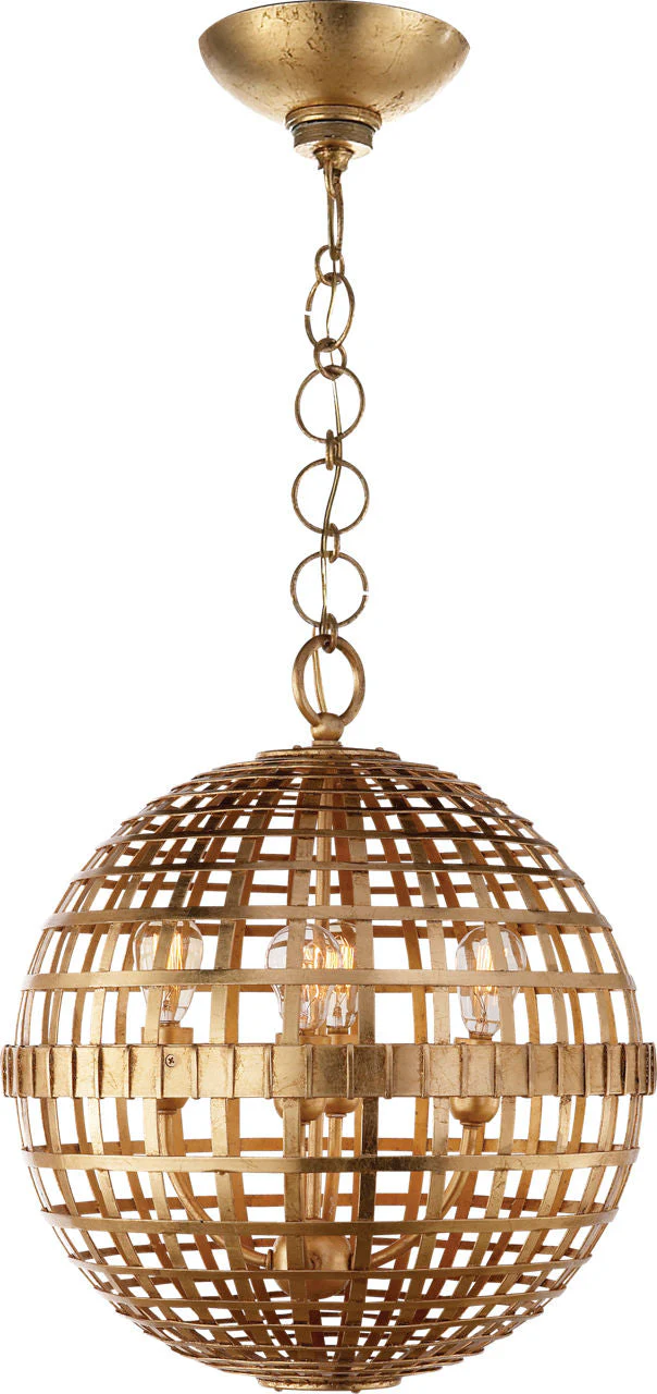 Mill Small Globe Lantern | Gild - Image 1