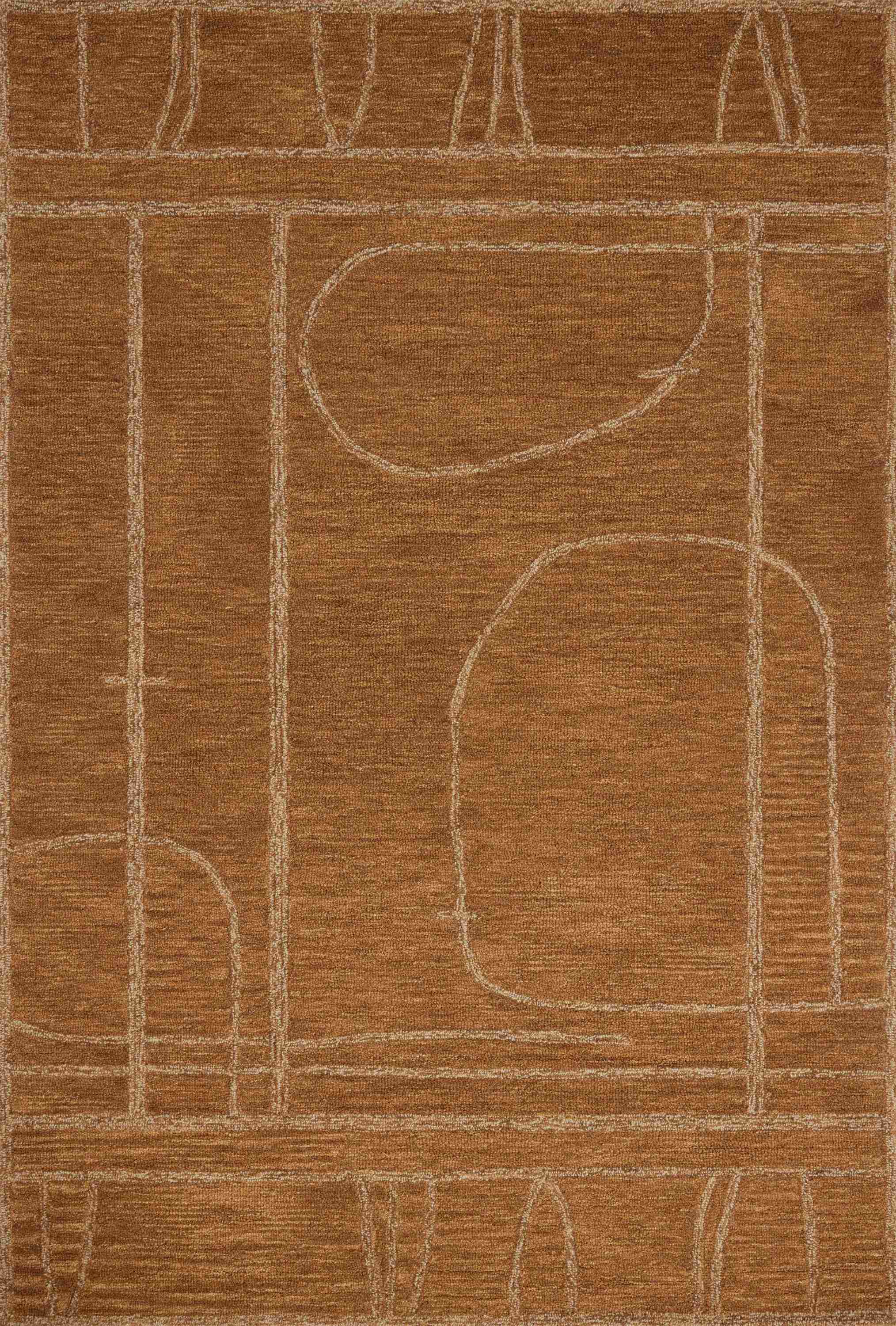Jeremiah Brent x Loloi | Barrow Collection | Clay / Natural | BAR-03 - Image 1
