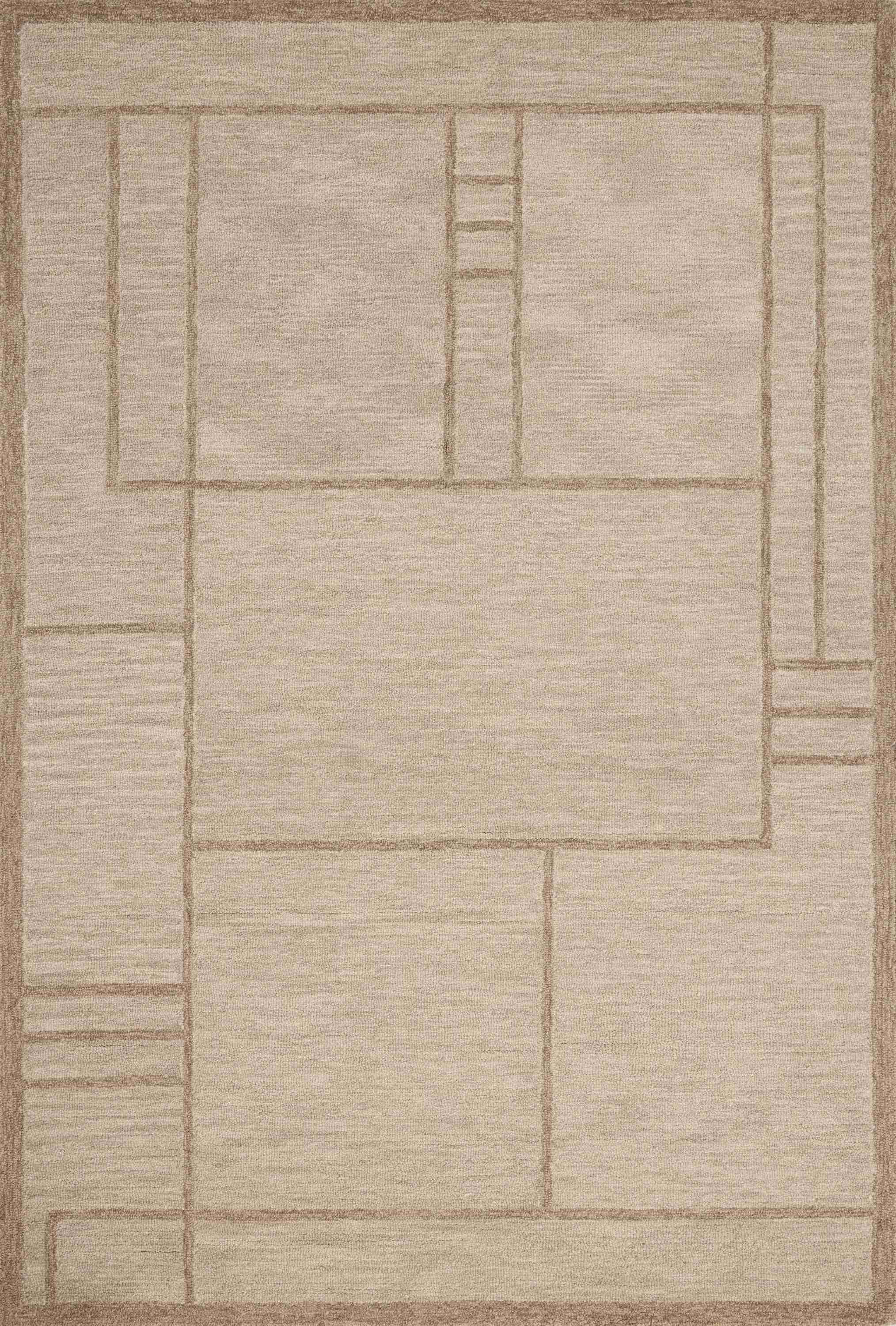 Jeremiah Brent x Loloi | Barrow Collection | Beige / Taupe | BAR-04 - Image 1