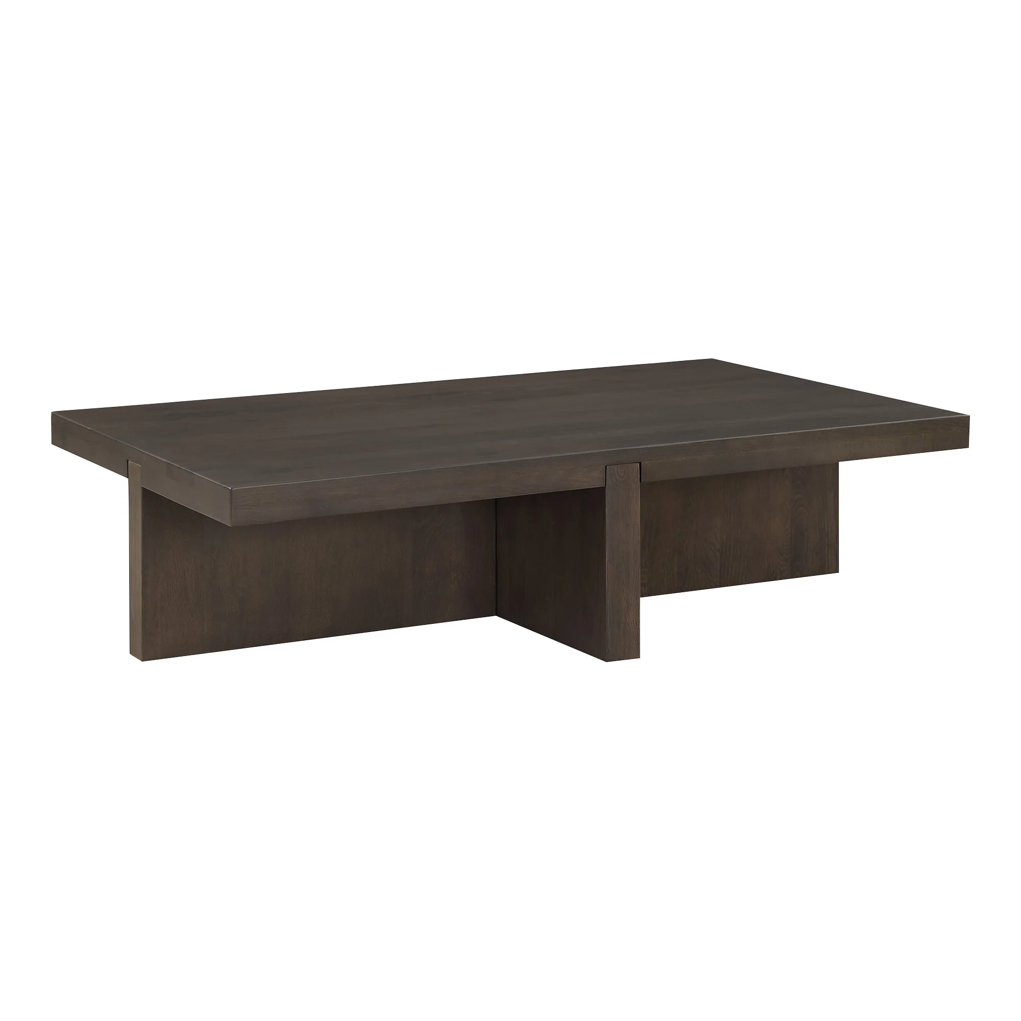 Folke Rectangular Coffee Table Dark Brown - Image 2