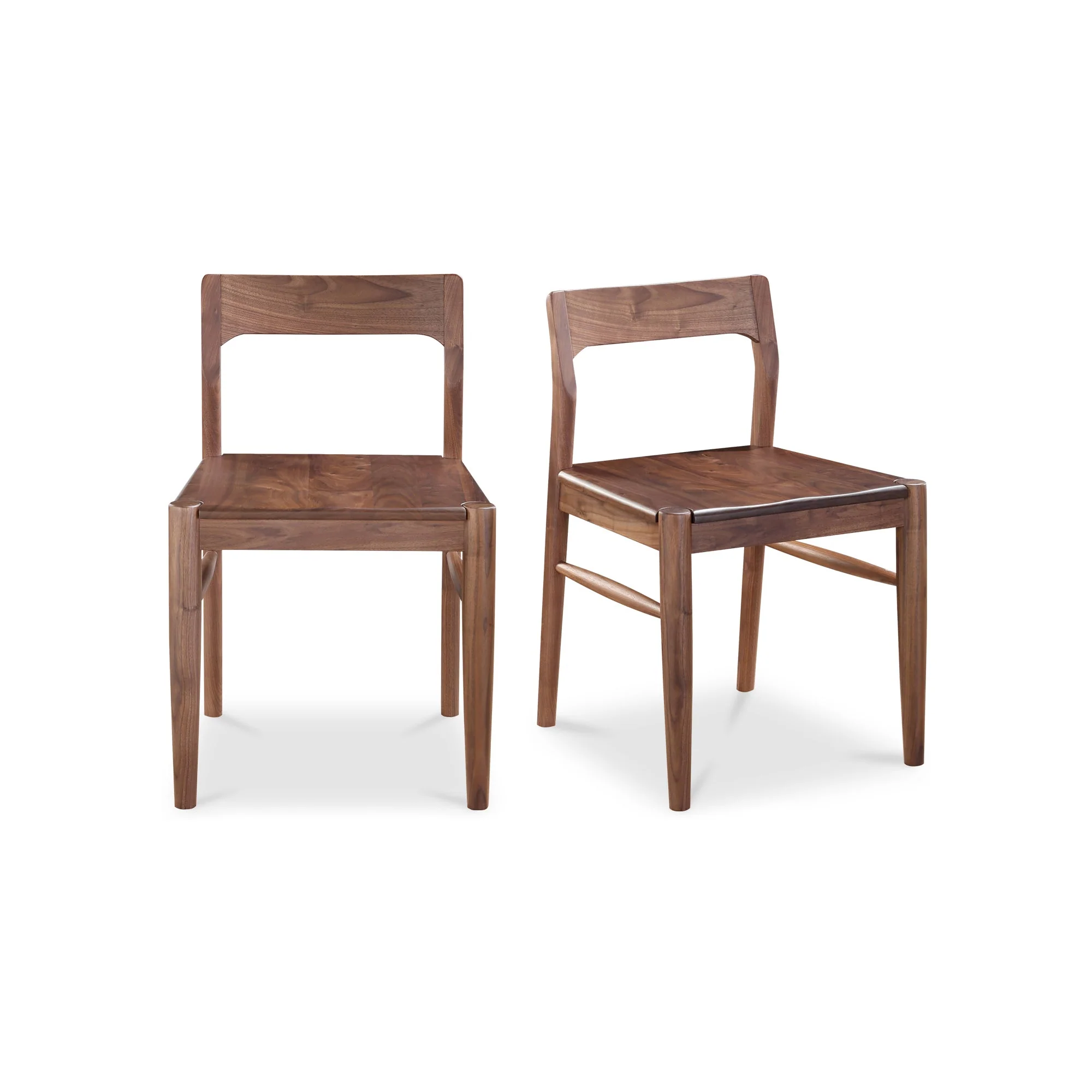 Owing Dining Chair Walnut Brown - Set Of Two - Image 1