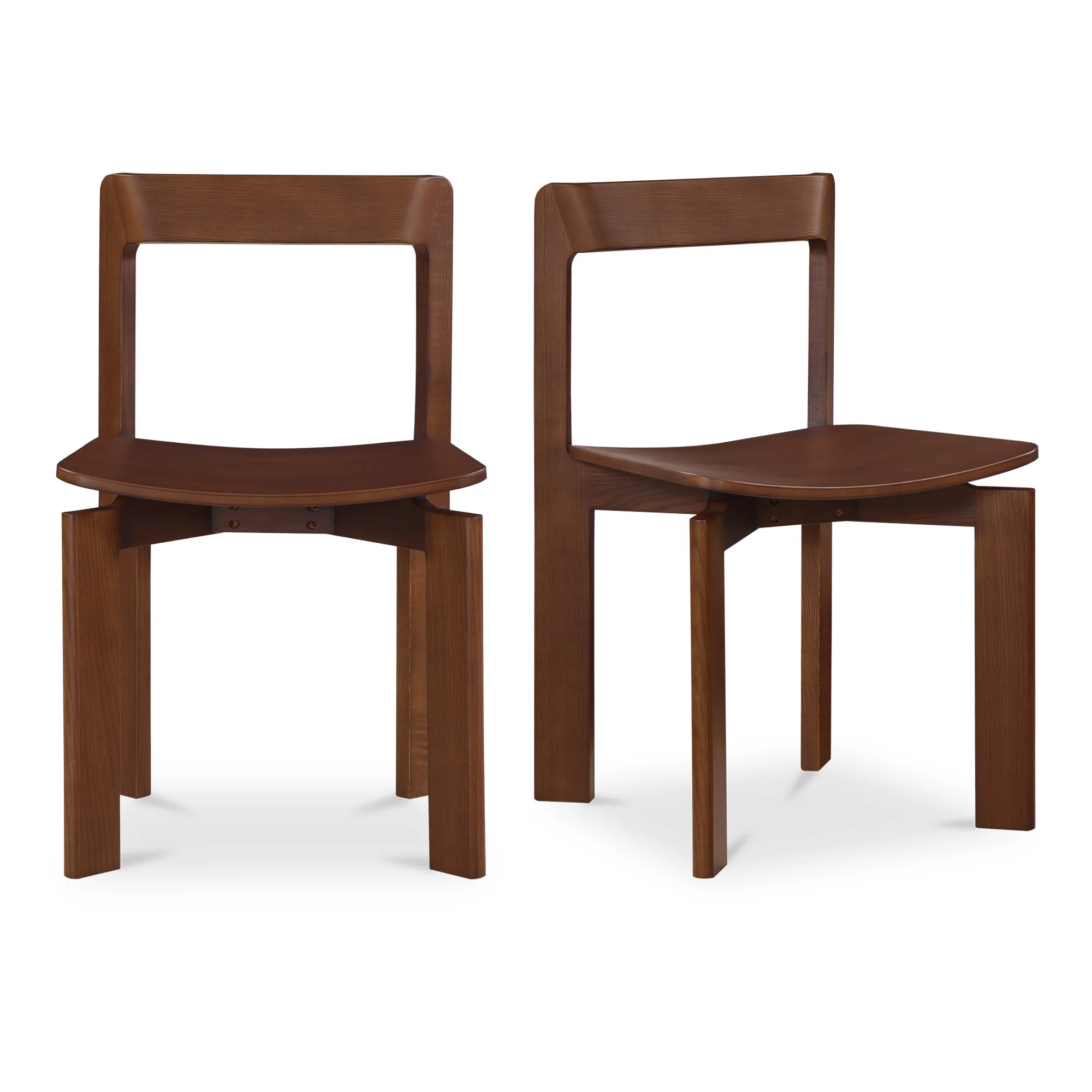 Daifuku Dining Chair Brown – Set Of Two - Image 1
