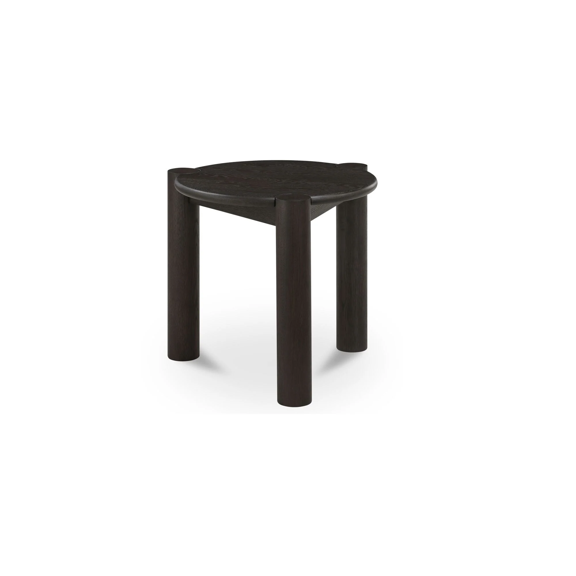 Jack Side Table Brushed Dark Brown - Image 2