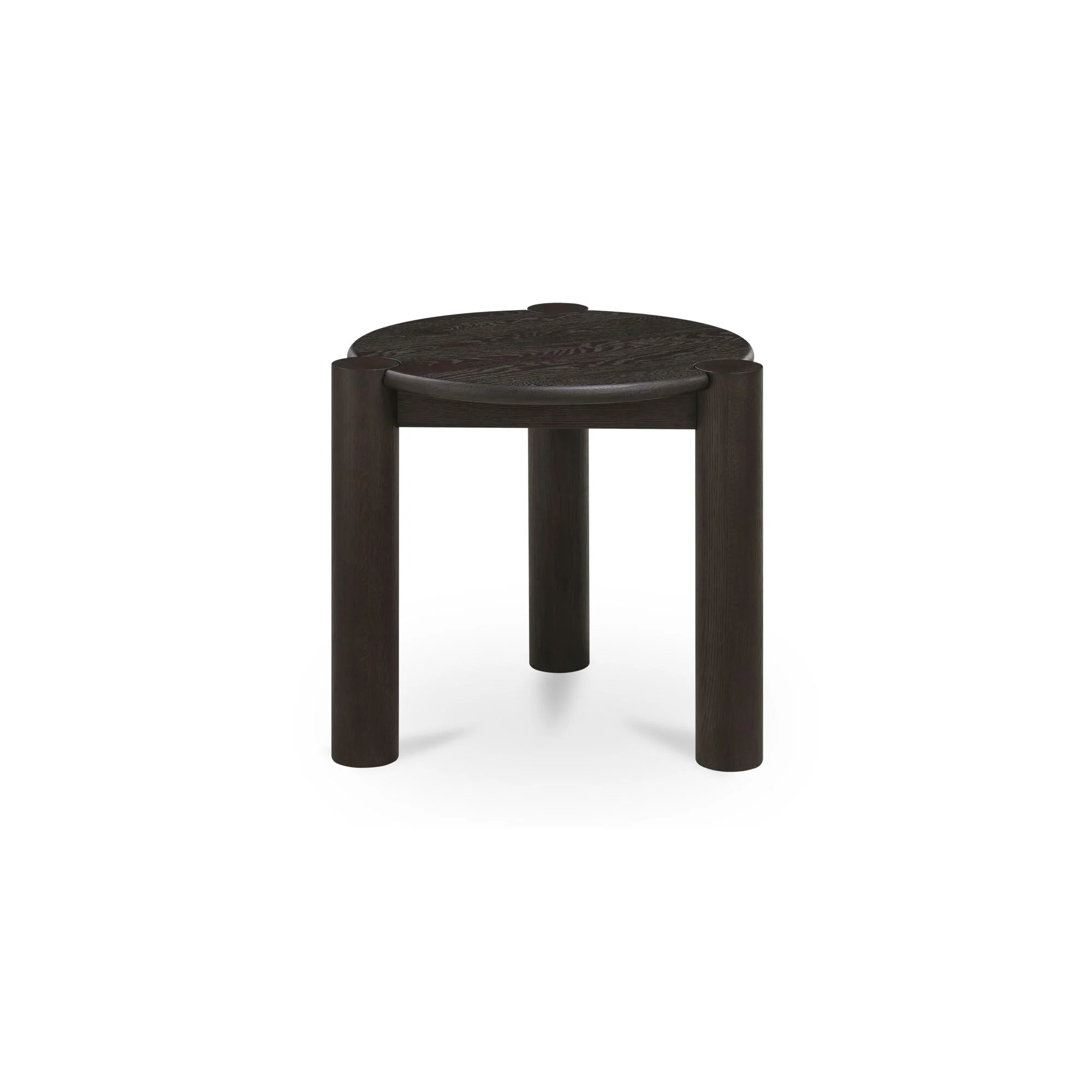 Jack Side Table Brushed Dark Brown - Image 1