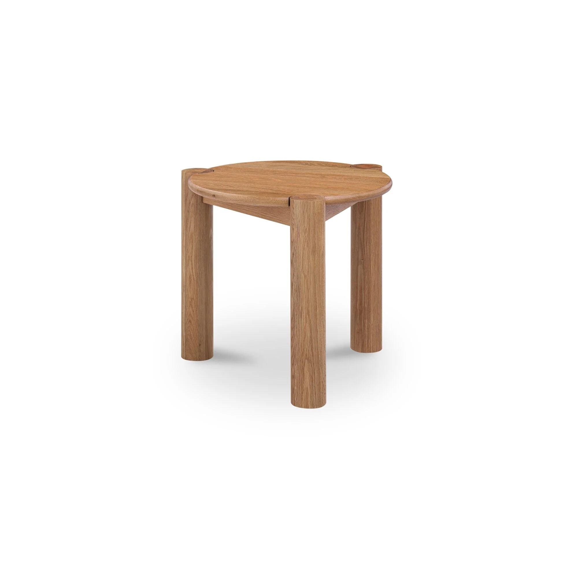 Jack Side Table Brushed Natural Oak - Image 2